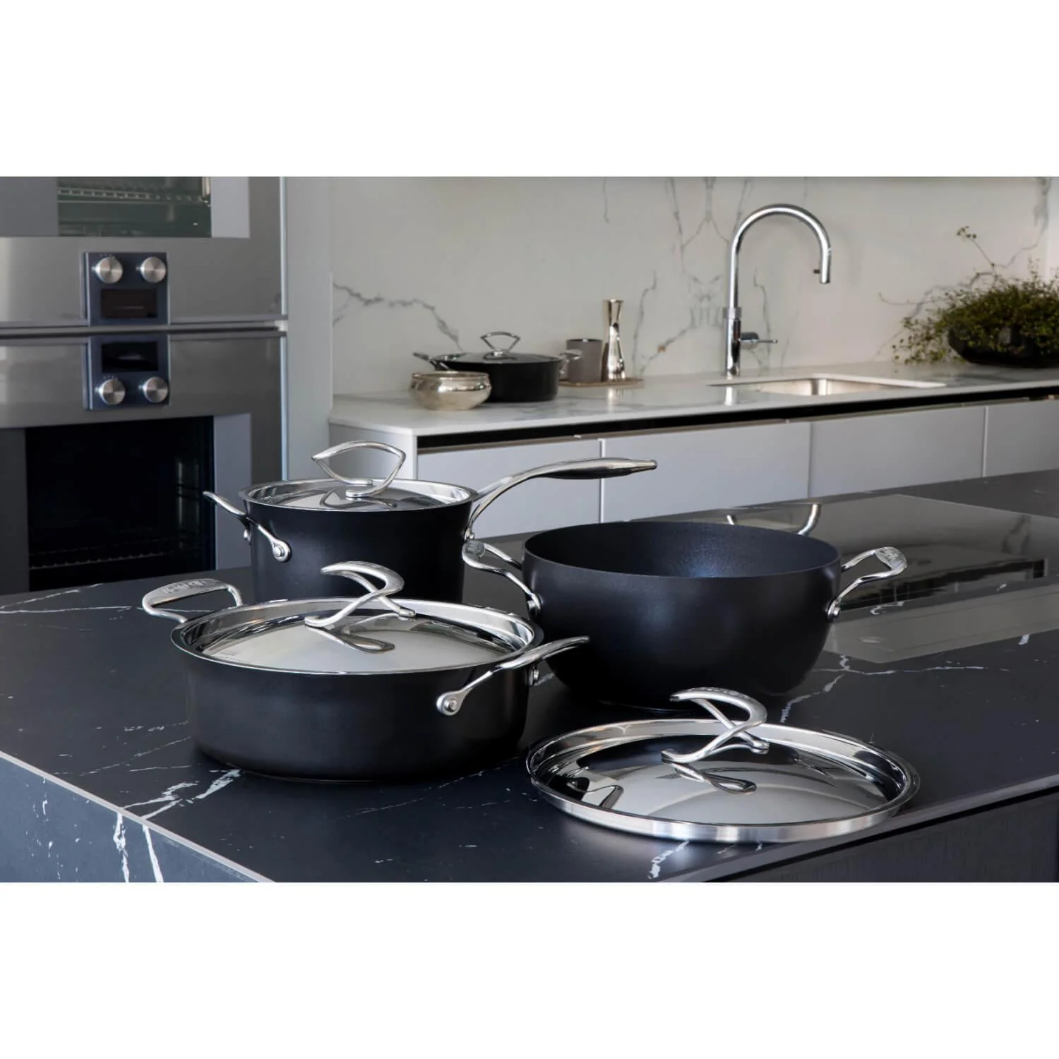 Circulon Style Hard Anodised Non-Stick Cookware Set - 3 Piece - Image 11
