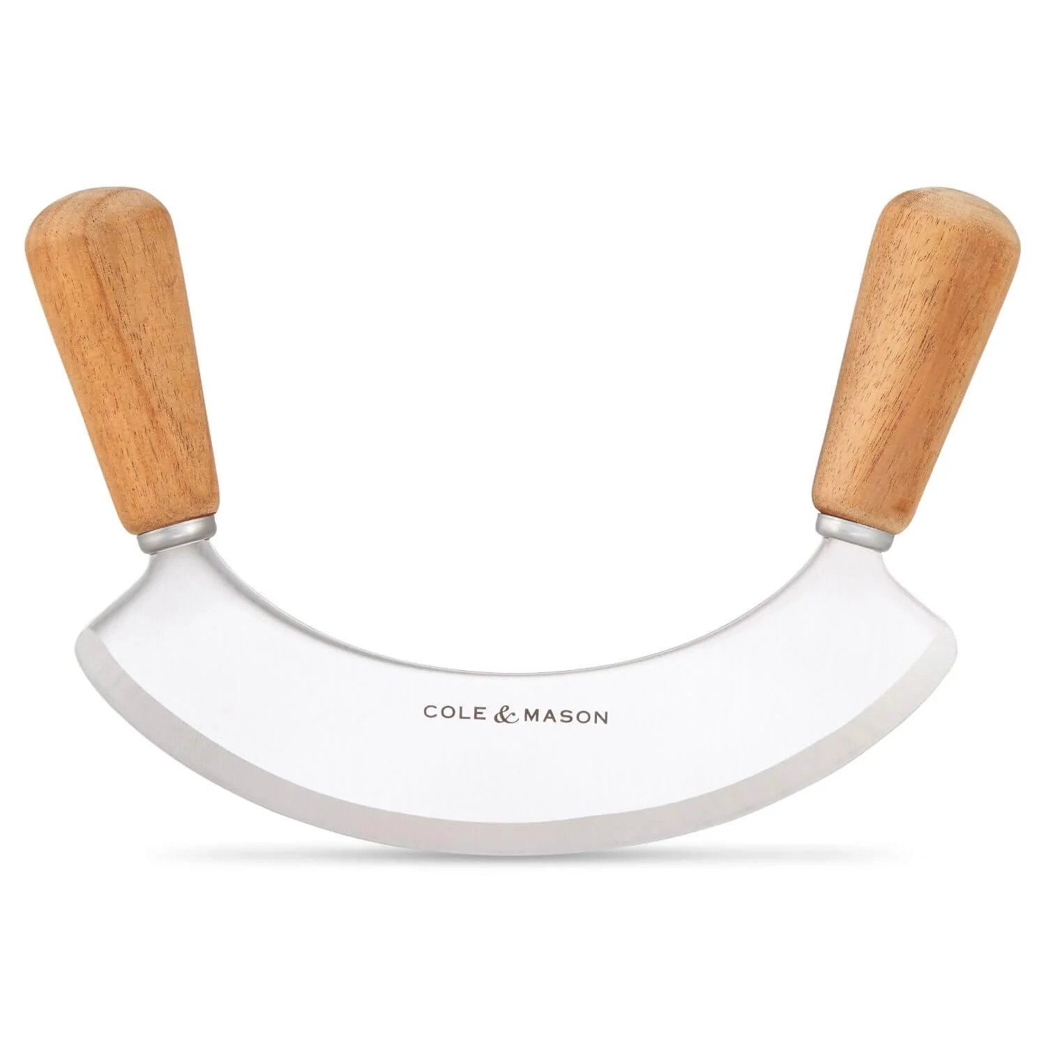 Cole & Mason Ashden Hachoir Mezzaluna Acacia Chopping Board - Image 2