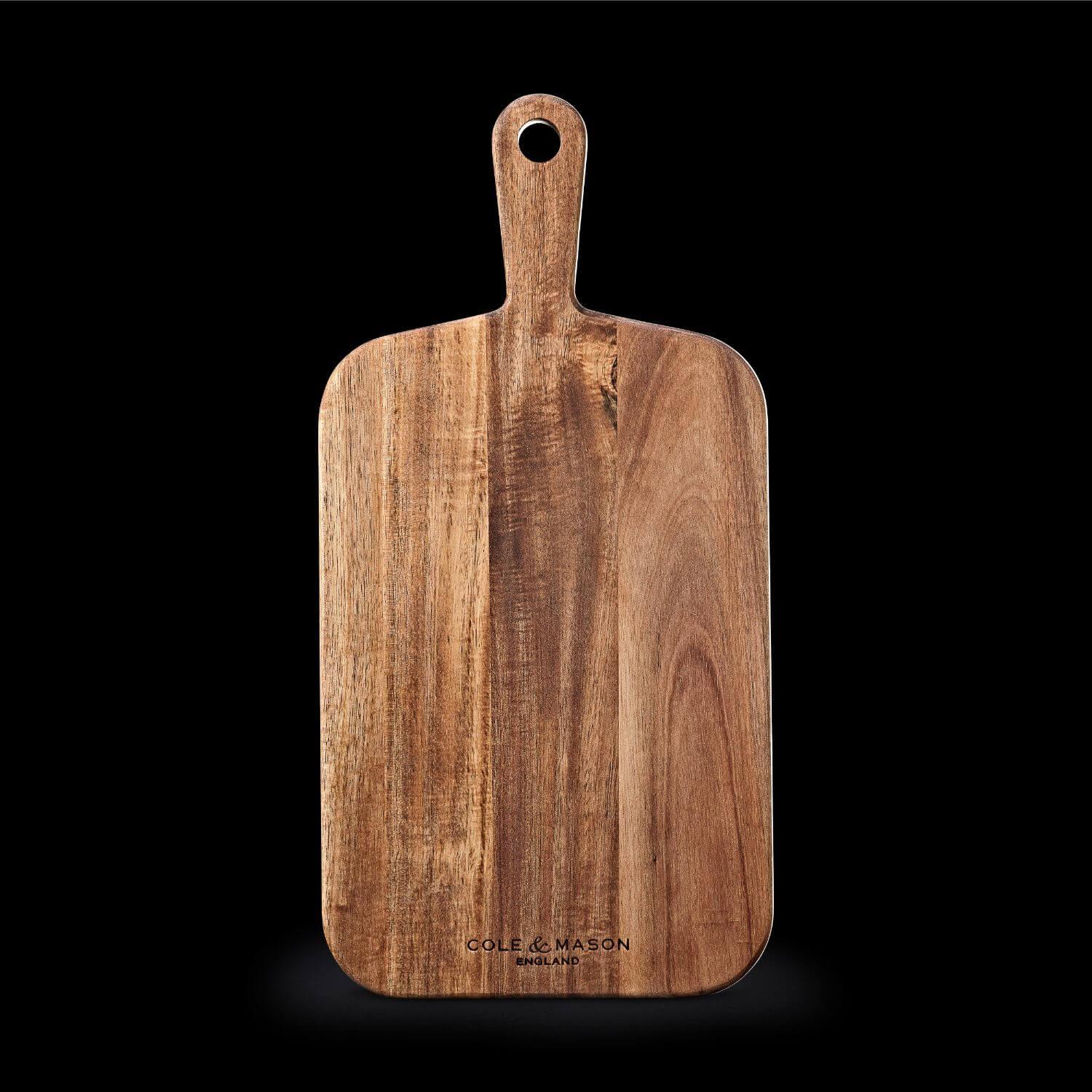 Cole & Mason Barkway Acacia Small Chopping Board With Handle - Image 5