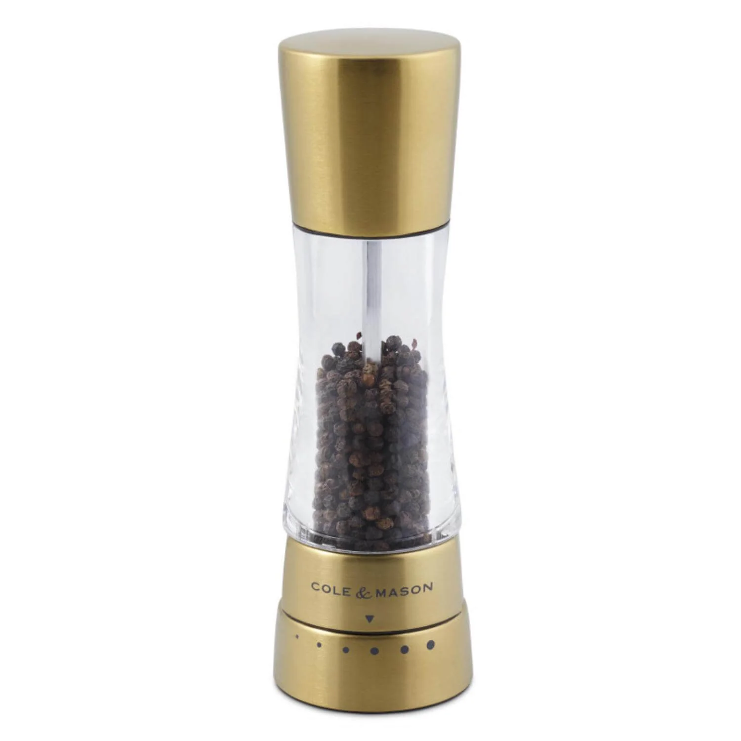 Cole & Mason Derwent Salt & Pepper Mill Set - Gold - Image 2