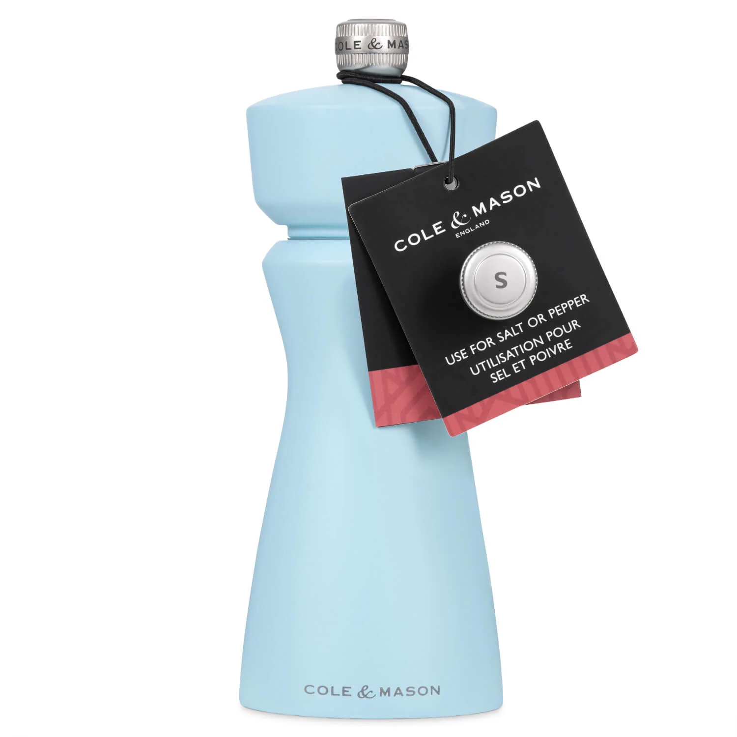 Cole & Mason Kenton 15cm Salt Or Pepper Mill - Blue Salt - Image 7