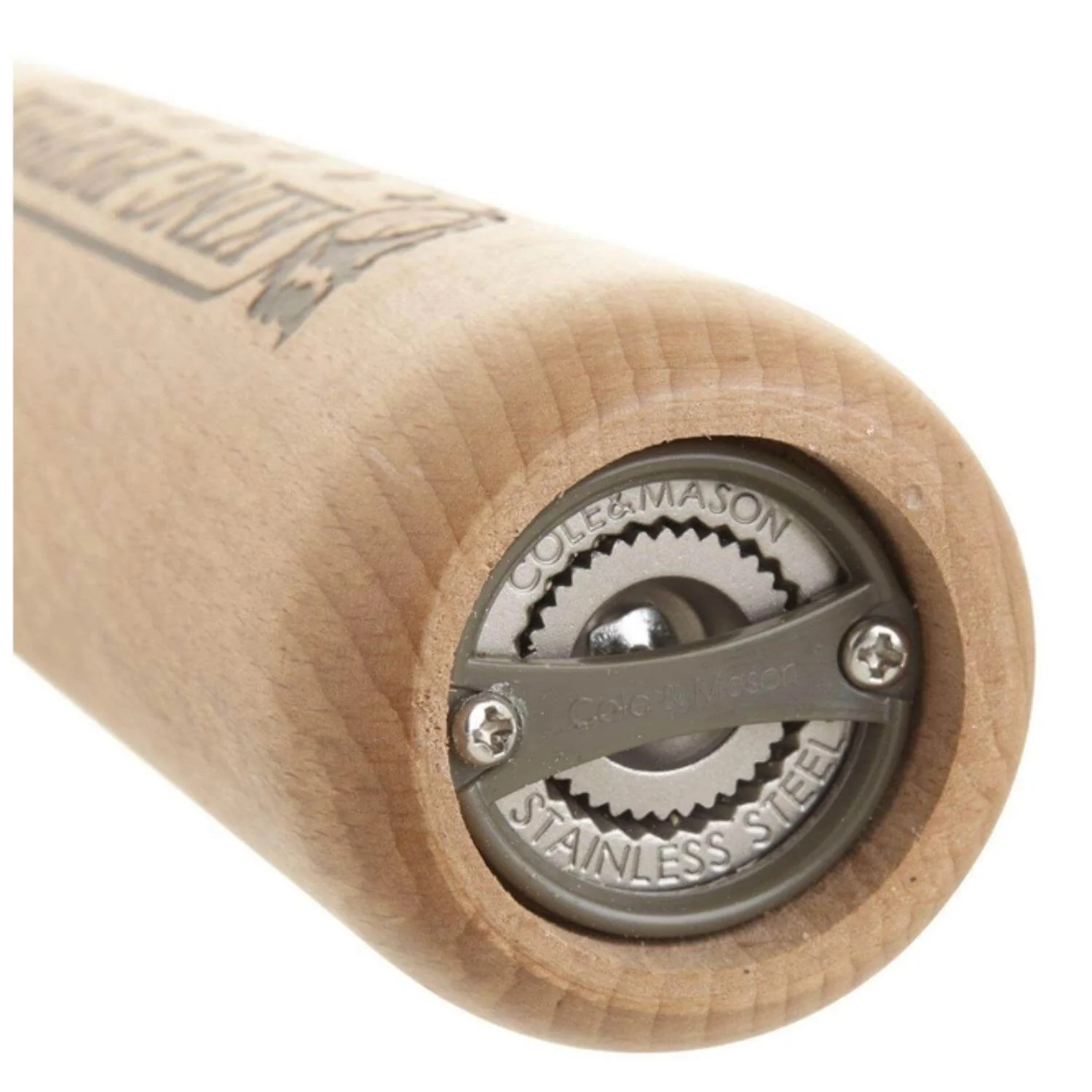 Cole & Mason King Pepper 72cm Beech Wood Baseball Bat Pepper Mill - Image 3