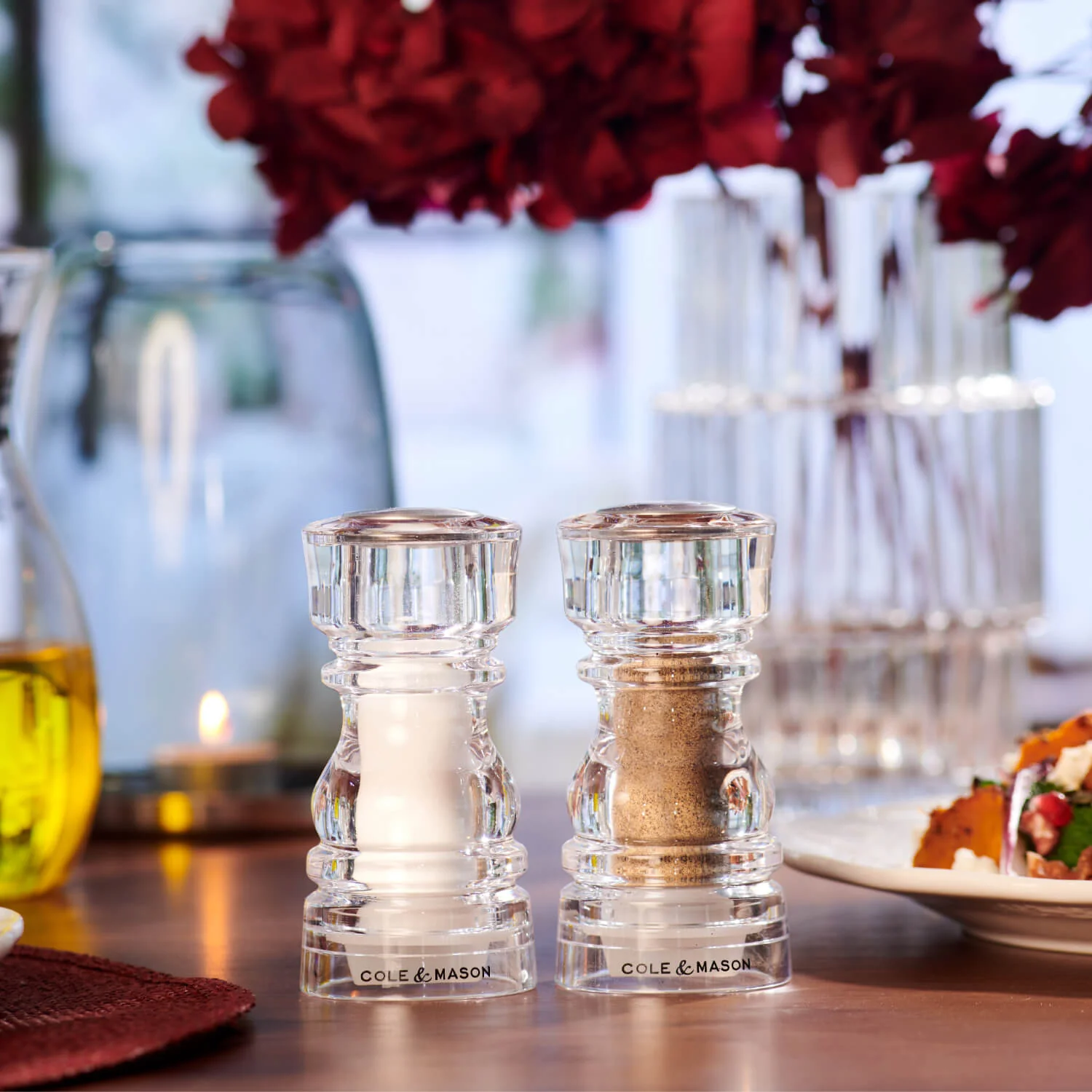 Cole & Mason London 13cm Acrylic Salt & Pepper Shaker Set - Image 10