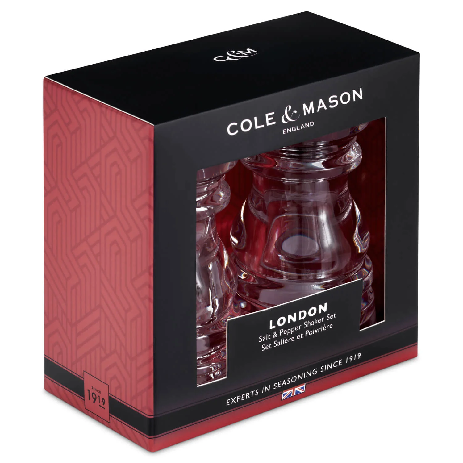Cole & Mason London 13cm Acrylic Salt & Pepper Shaker Set - Image 8