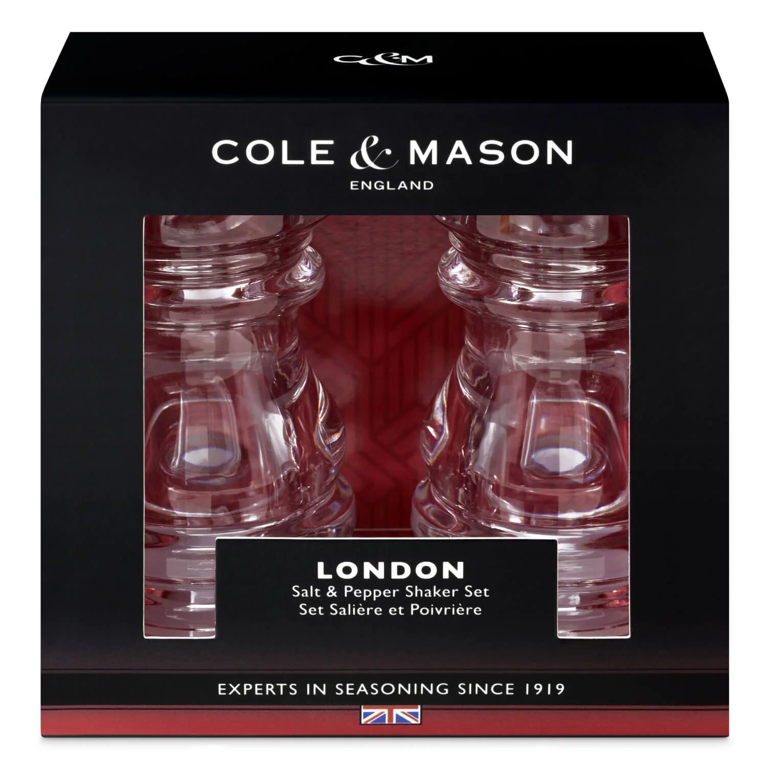 Cole & Mason London 13cm Acrylic Salt & Pepper Shaker Set - Image 9