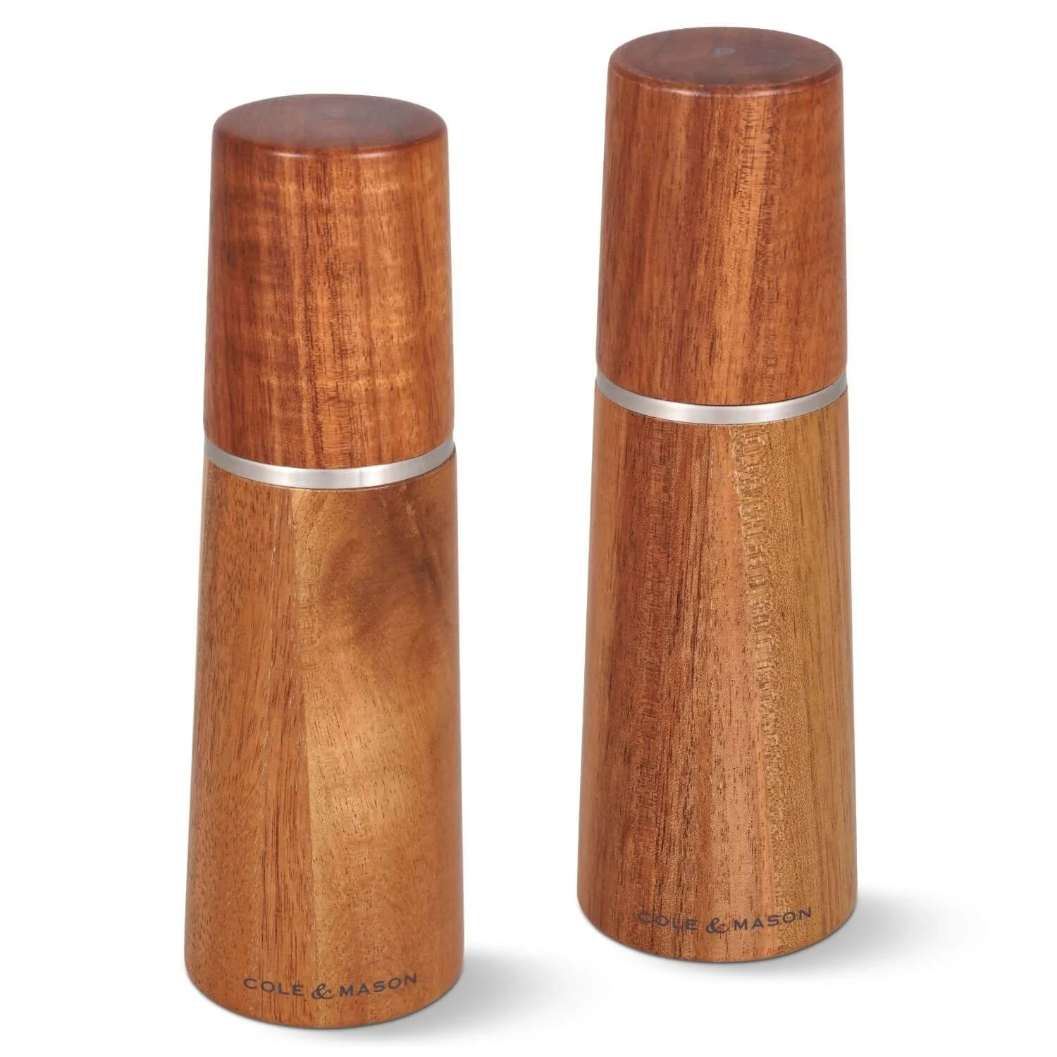 Cole & Mason Marlow Salt & Pepper Mill Set - Acacia - Image 2