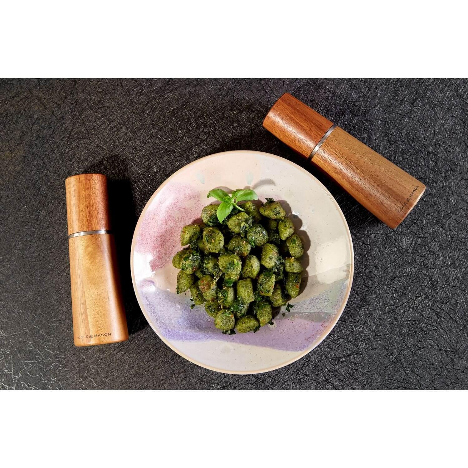 Cole & Mason Marlow Salt & Pepper Mill Set - Acacia - Image 6