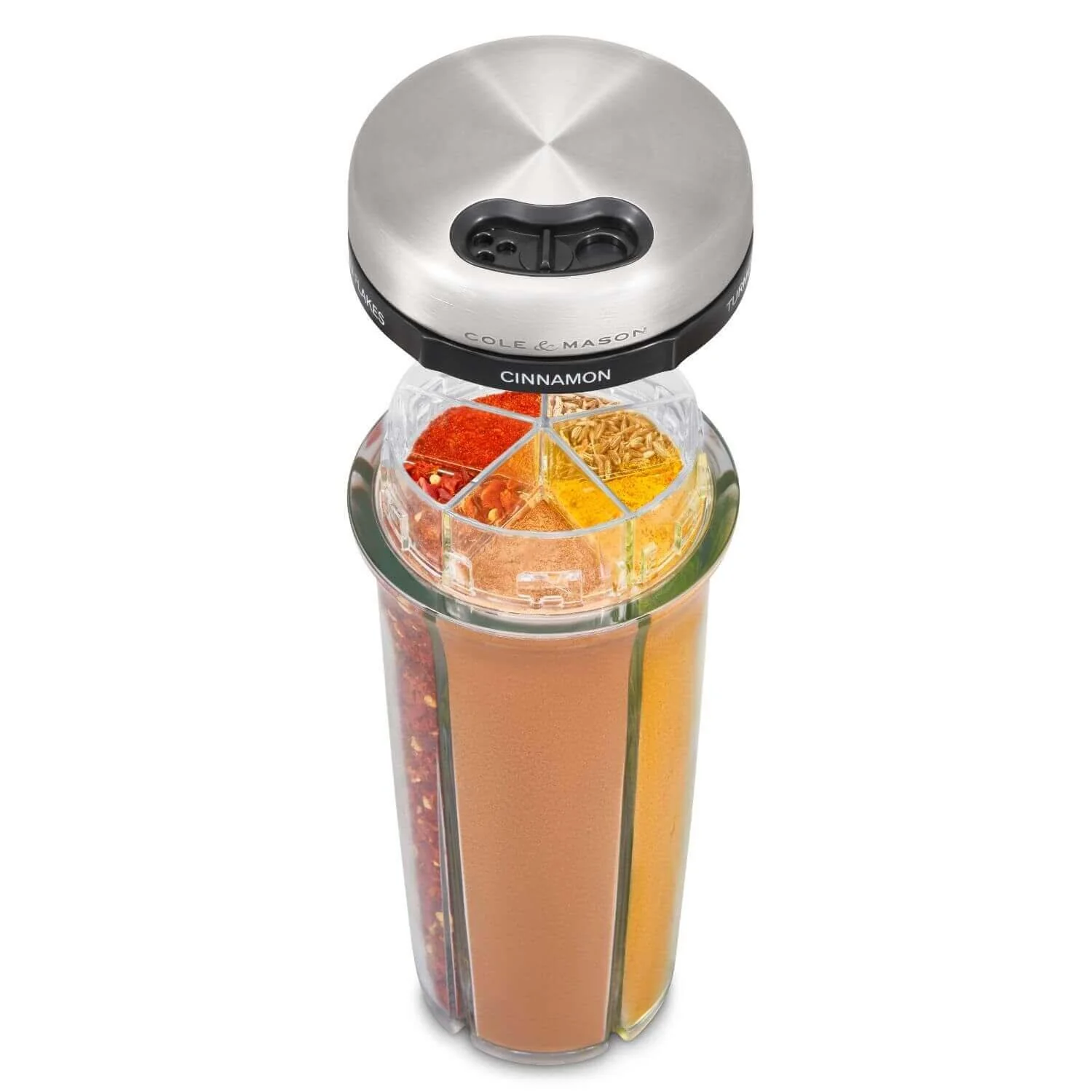 Cole & Mason Saunderton Spice 20cm Storage Shaker - Filled - Image 2