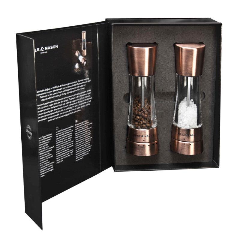 Cole & Mason Derwent Copper Salt & Pepper Mill Gift Set
