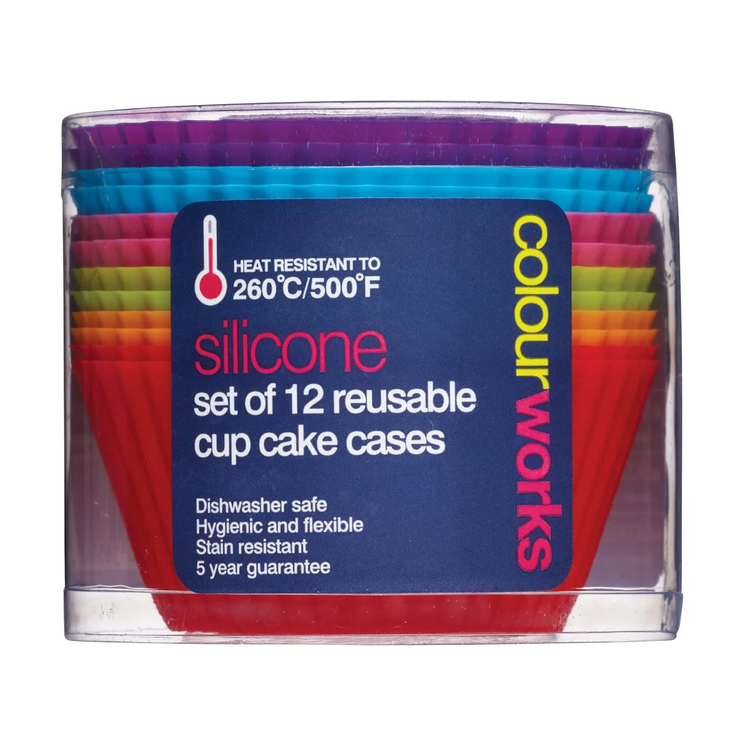 Colourworks Silicone Cupcake Cases - Pack Of 12 - Image 3