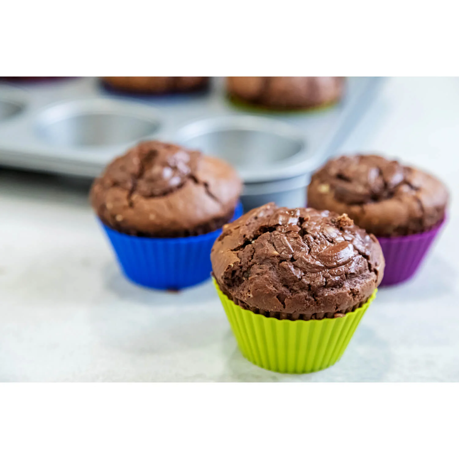 Colourworks Silicone Cupcake Cases - Pack Of 12 - Image 4