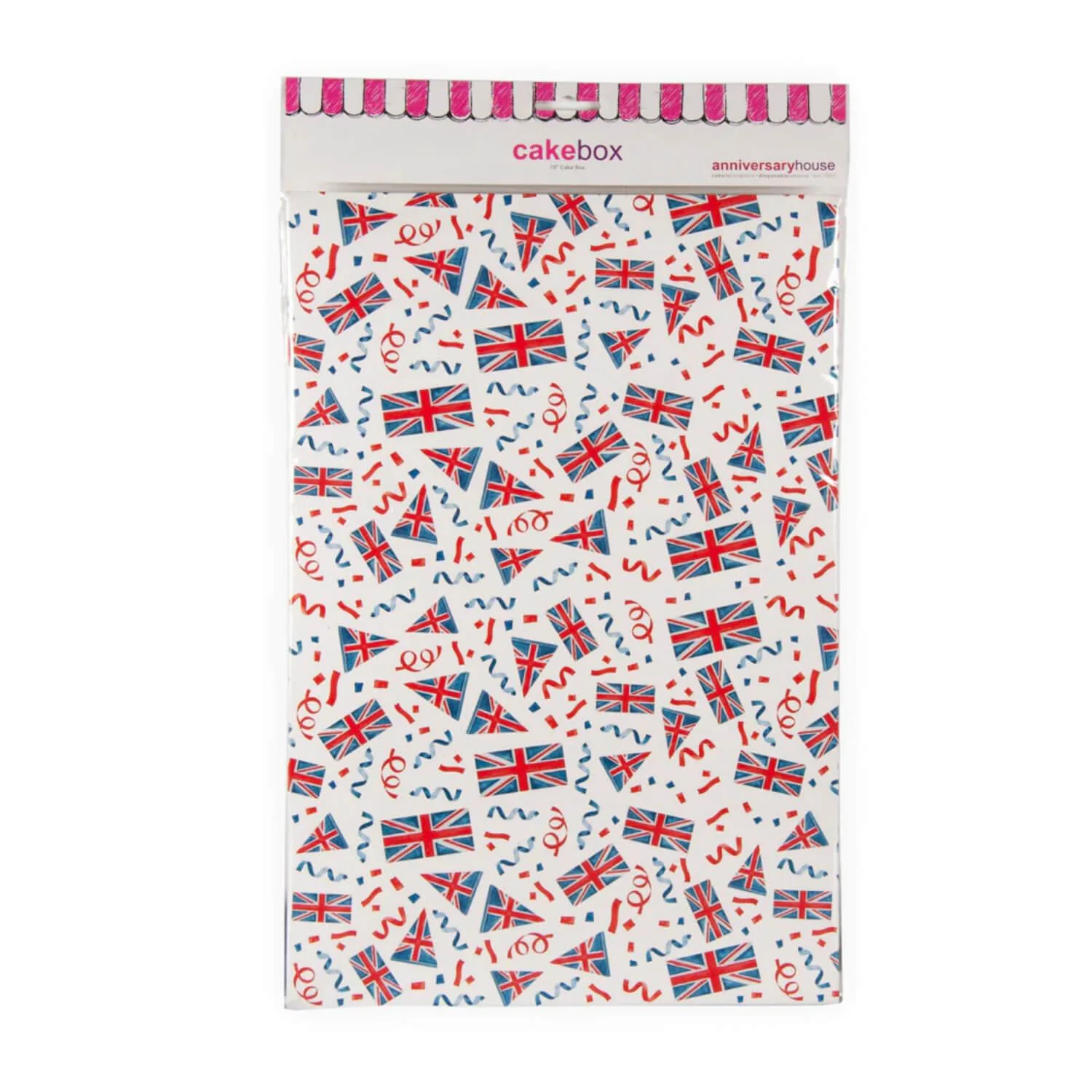 Creative Party 25.5cm Cake Box - Union Jack - Image 3