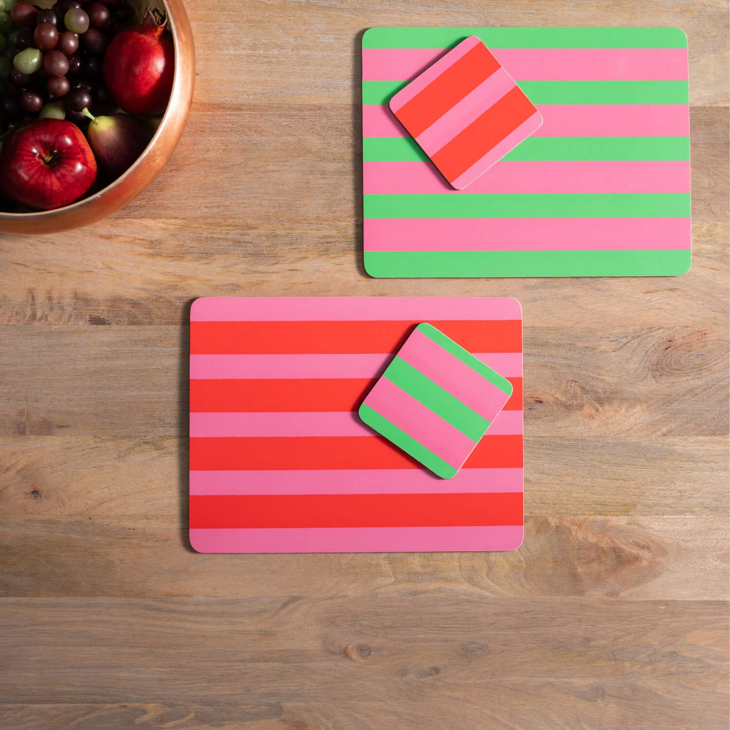 Creative Tops Set Of 4 Placemats - Stripes - Image 3