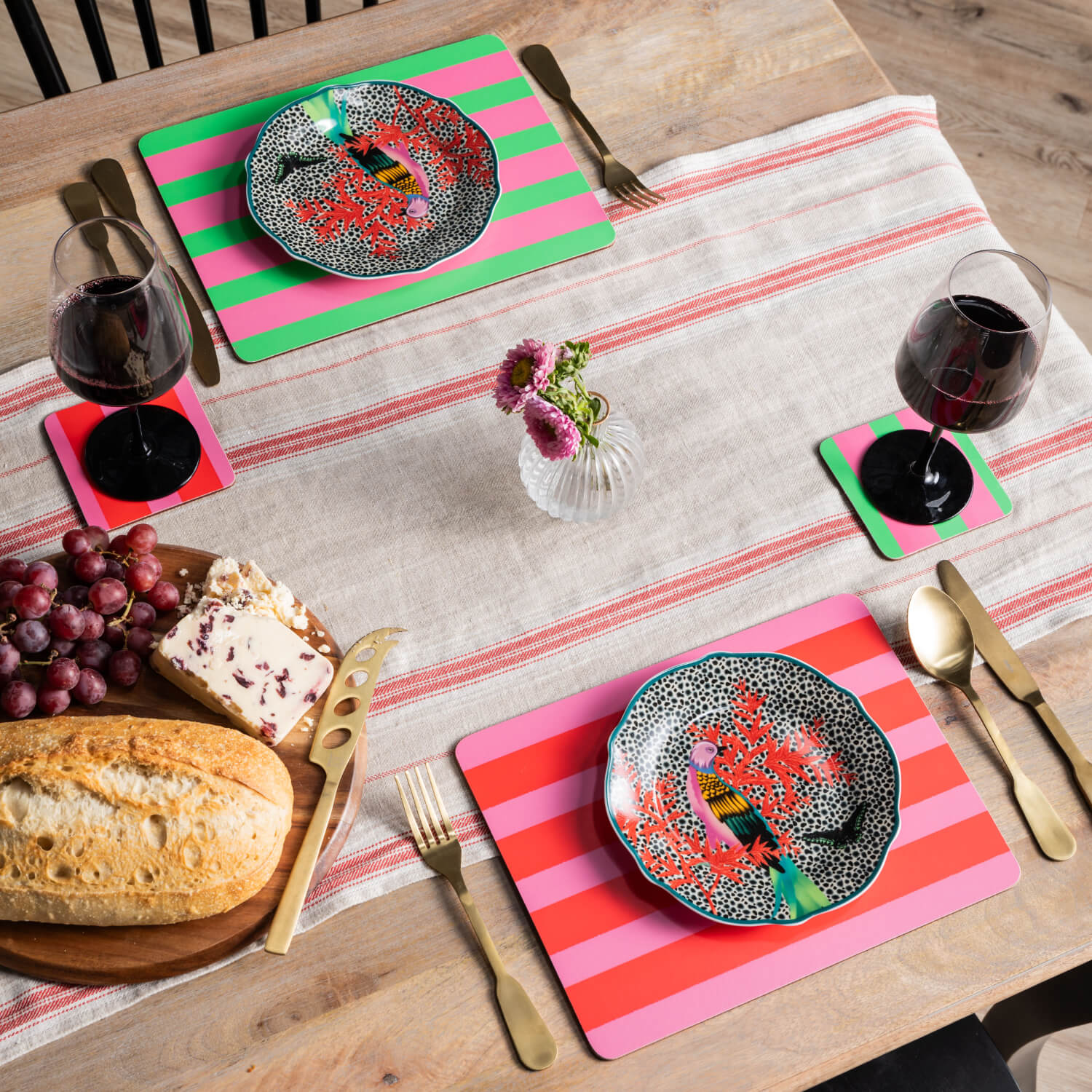 Creative Tops Set Of 4 Placemats - Stripes - Image 4