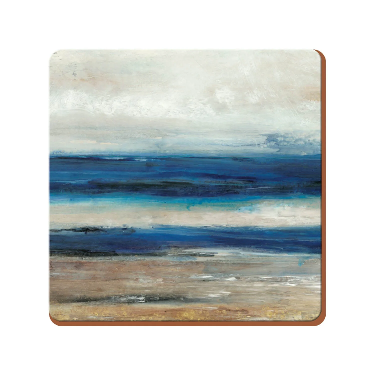 Creative Tops Set Of 4 Premium Coasters - Blue Abstract - Image 2