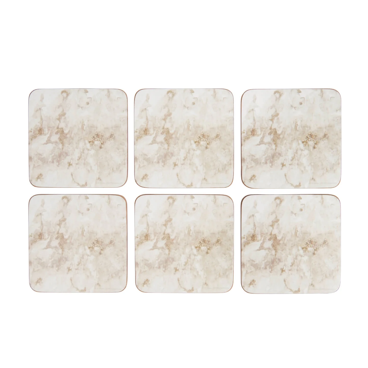 Creative Tops Set Of 4 Premium Coasters - Grey Marble