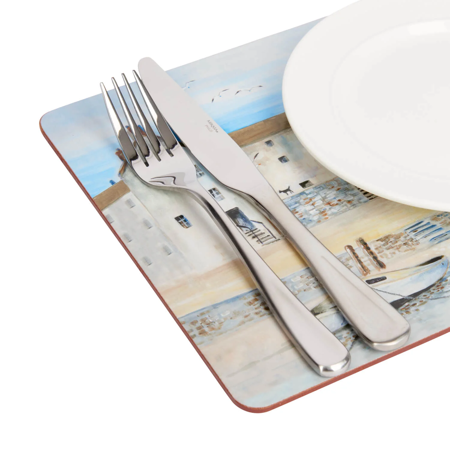 Creative Tops Set Of 4 Premium Placemats - Cornish Harbour - Image 4