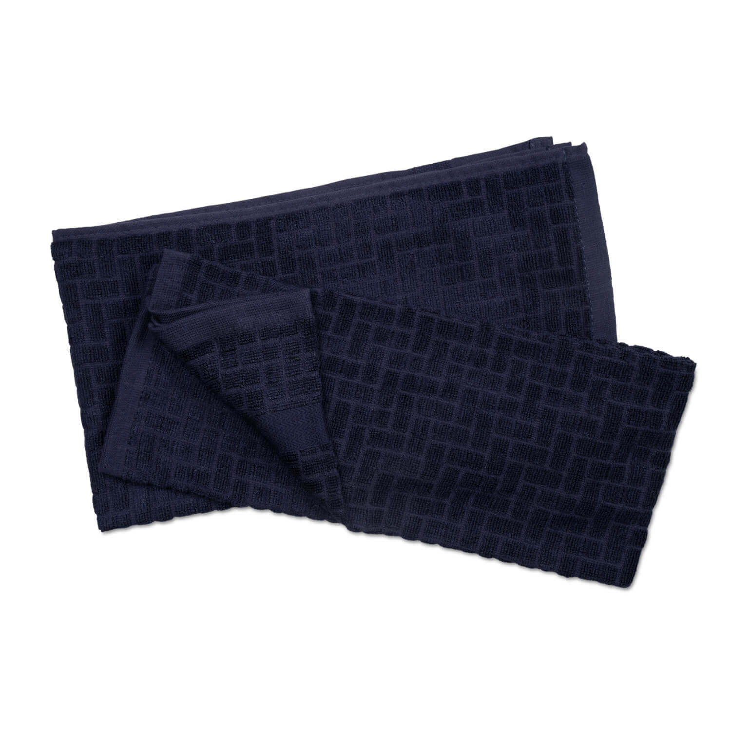 Cuisinart Pack of 2 Antimicrobial Professional Bamboo Sculpted Tea Towel - Blue - Image 5