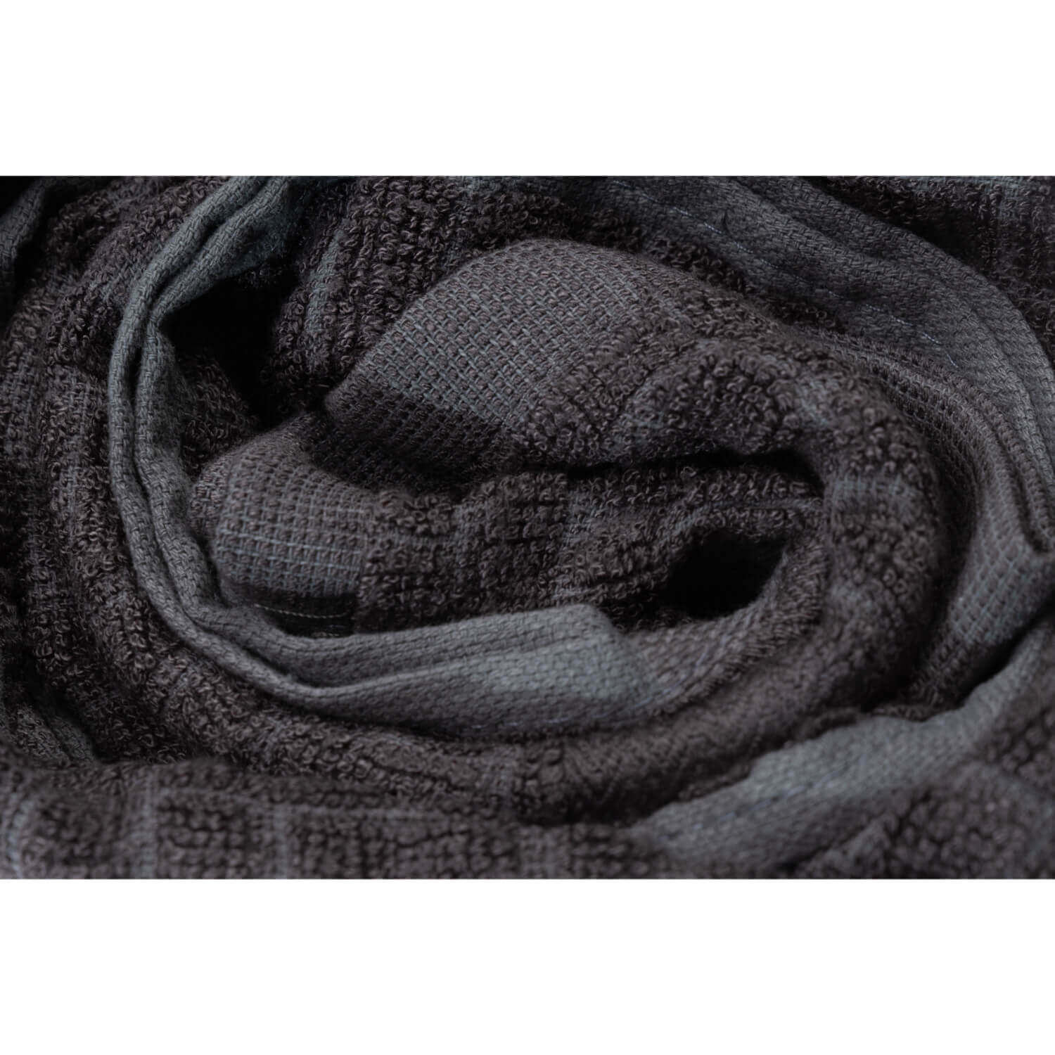 Cuisinart Pack of 2 Antimicrobial Professional Bamboo Sculpted Tea Towel - Charcoal - Image 5