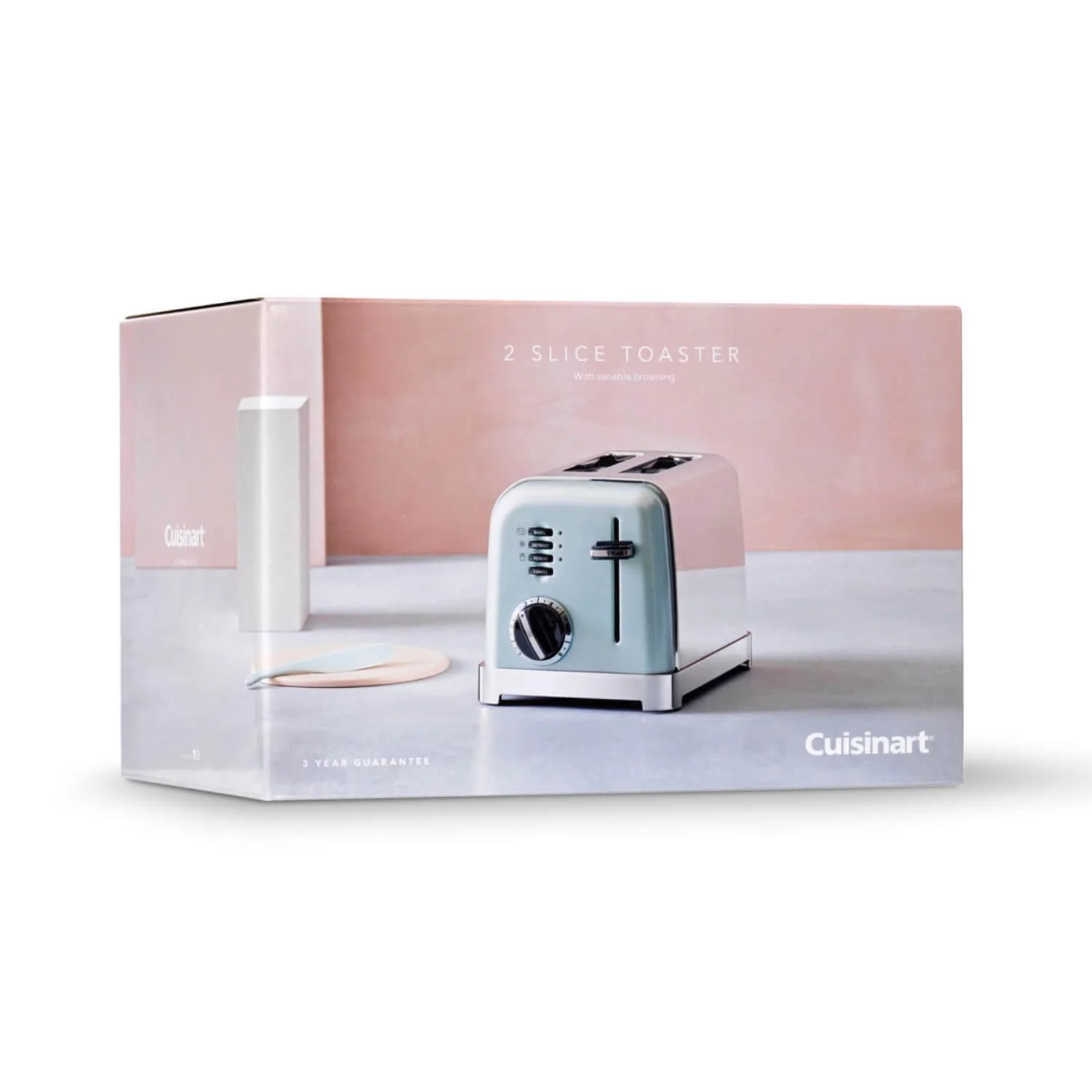 Cuisinart Style Collection Multi-Temp Jug Kettle & 2 Slice Toaster Set - Pistachio - Image 5