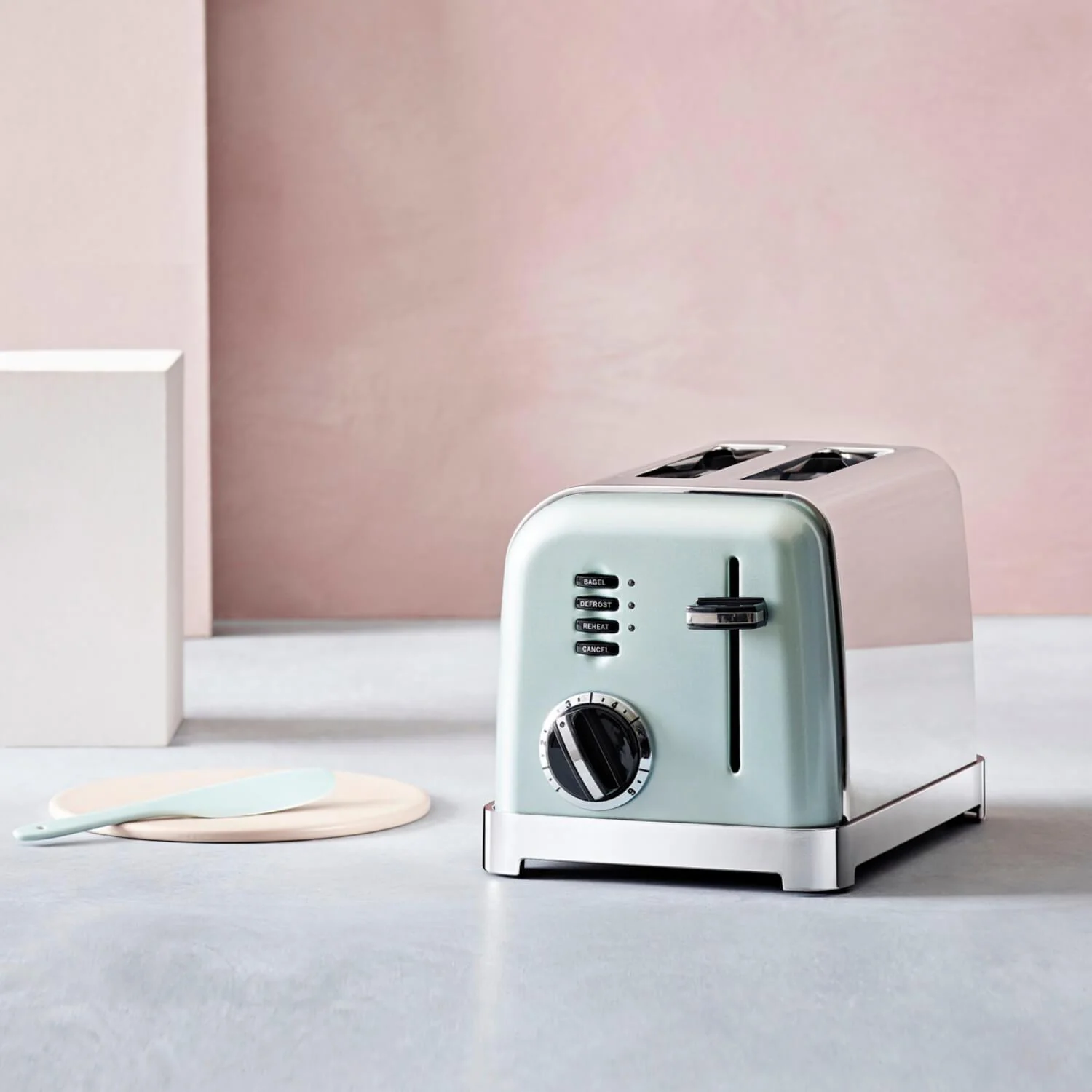Cuisinart Style Collection Multi-Temp Jug Kettle & 2 Slice Toaster Set - Pistachio - Image 7