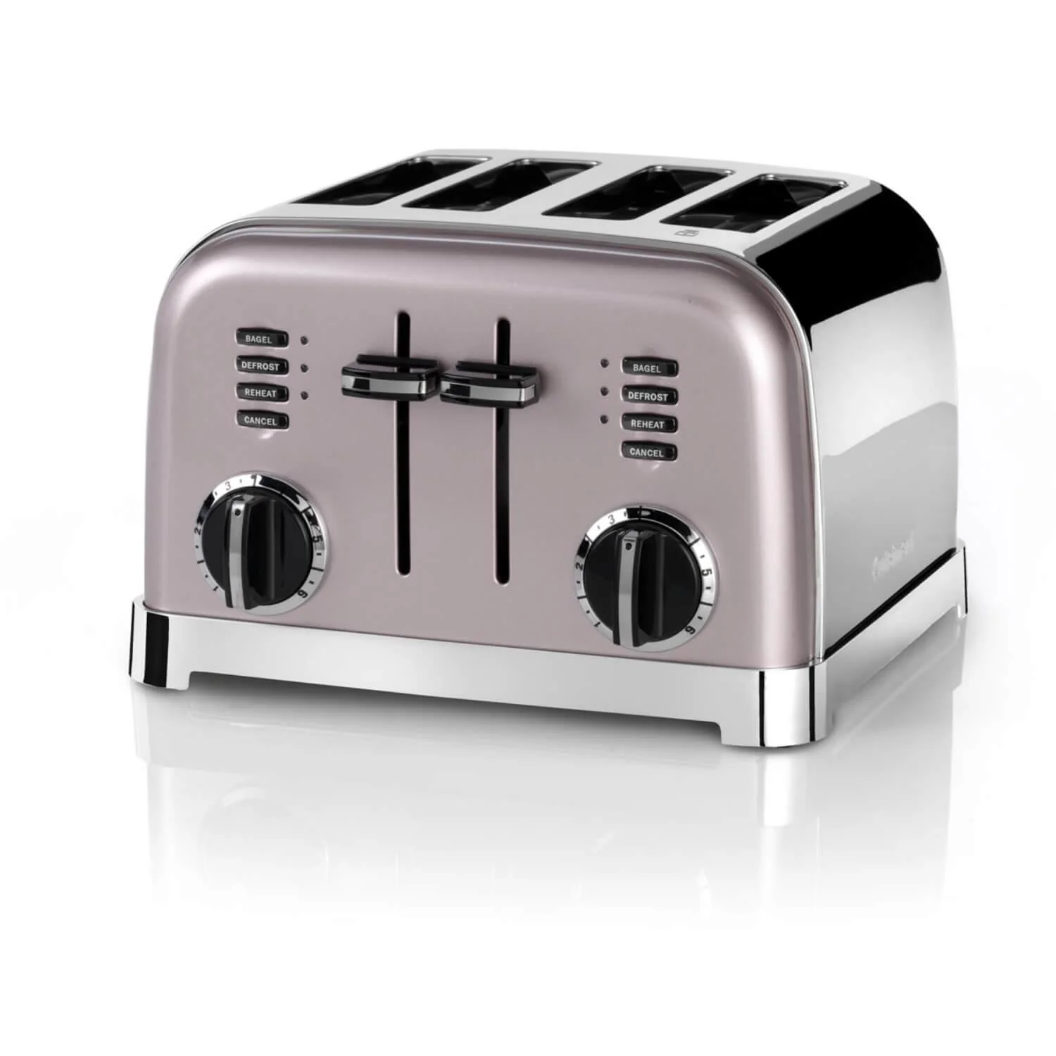 Cuisinart Style Collection Traditional Dome Kettle & 4 Slice Toaster Set - Vintage Rose - Image 3