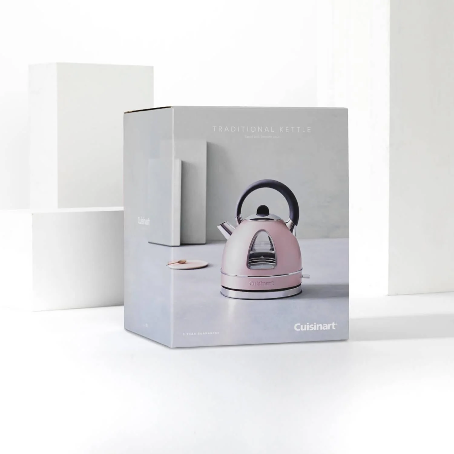 Cuisinart Style Collection Traditional Dome Kettle & 4 Slice Toaster Set - Vintage Rose - Image 4
