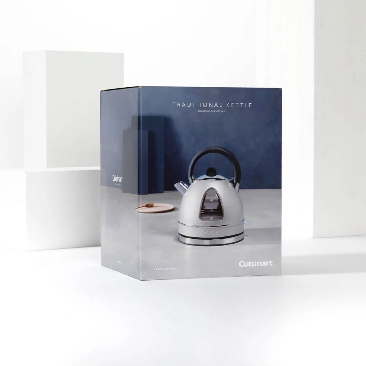 Cuisinart Style Collection Traditional Dome Kettle & 2 Slice Toaster Set - Frosted Pearl - Image 4