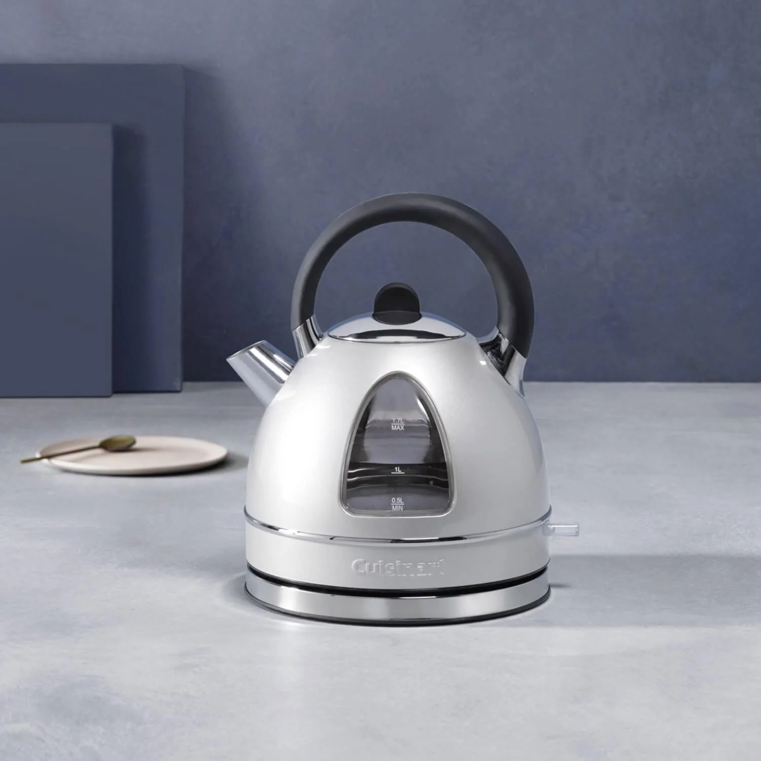 Cuisinart Style Collection Traditional Dome Kettle & 2 Slice Toaster Set - Frosted Pearl - Image 7