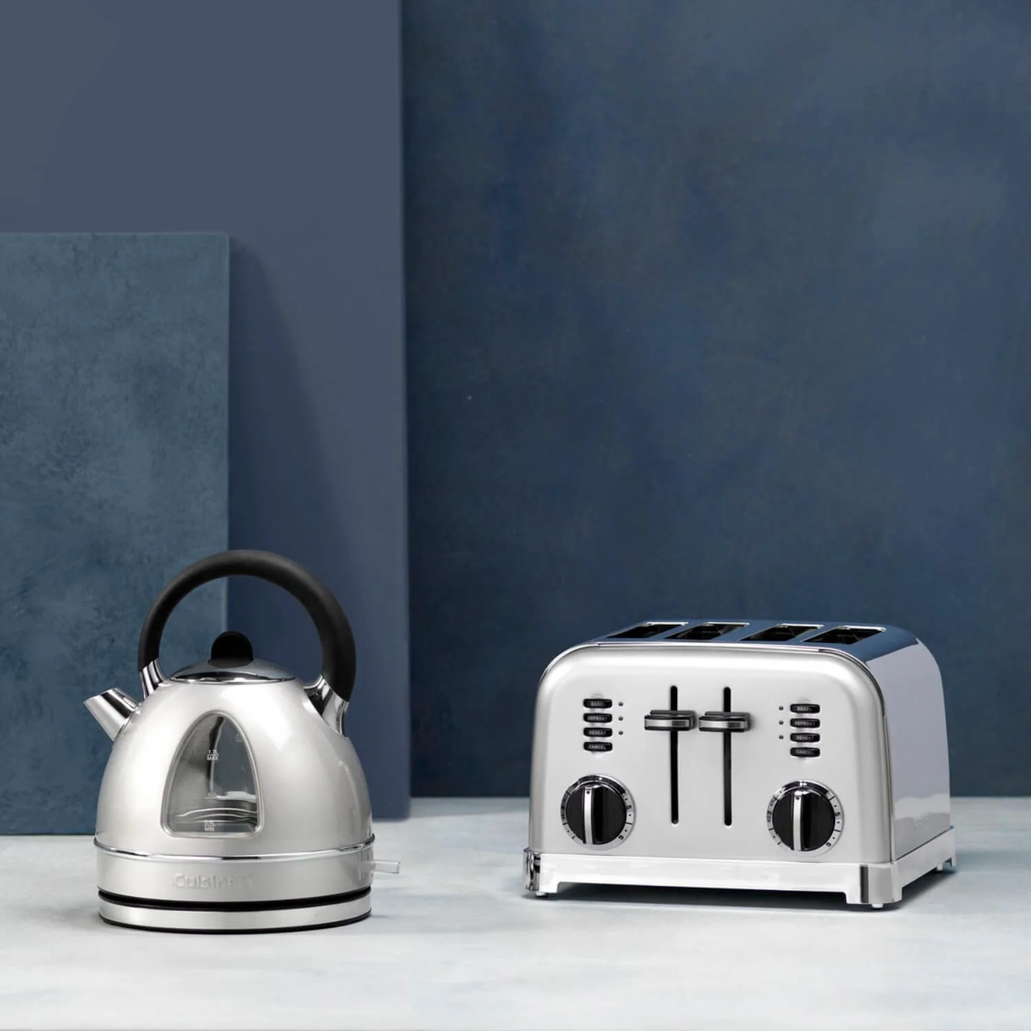Cuisinart Style Collection Traditional Dome Kettle & 2 Slice Toaster Set - Frosted Pearl - Image 8