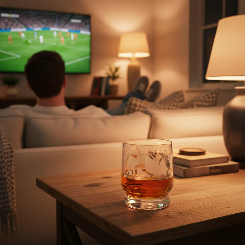 Dartington Aspect Tumbler - Football - Image 2