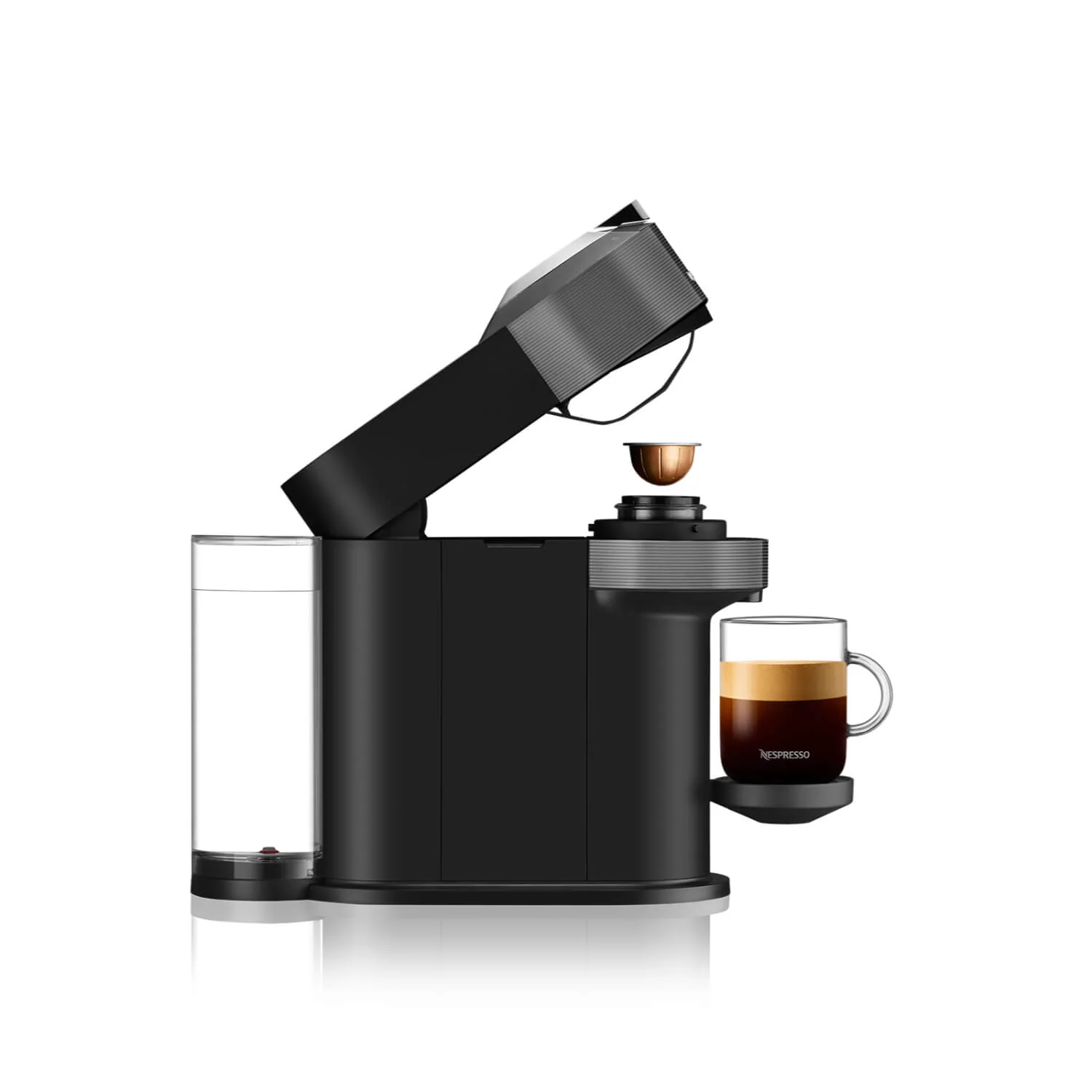De'Longhi EN120.GYAE Nespresso Vertuo Next Coffee Machine + Aeroccino Milk Frother - Grey - Image 4