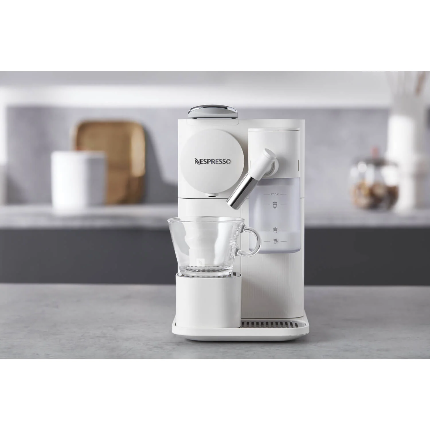 De'Longhi EN510.W Nespresso Lattissima One Capsule Espresso Coffee Machine - White - Image 3