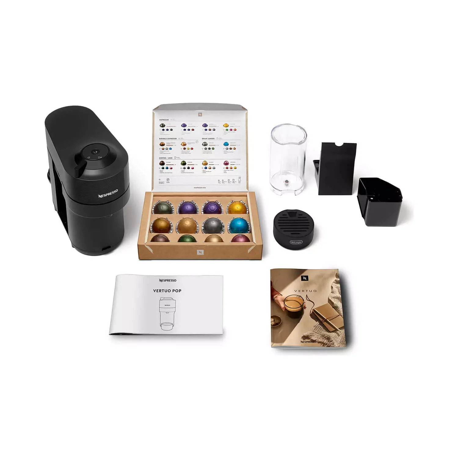 De'Longhi ENV90.B Nespresso Vertuo Pop Coffee Machine - Black - Image 7