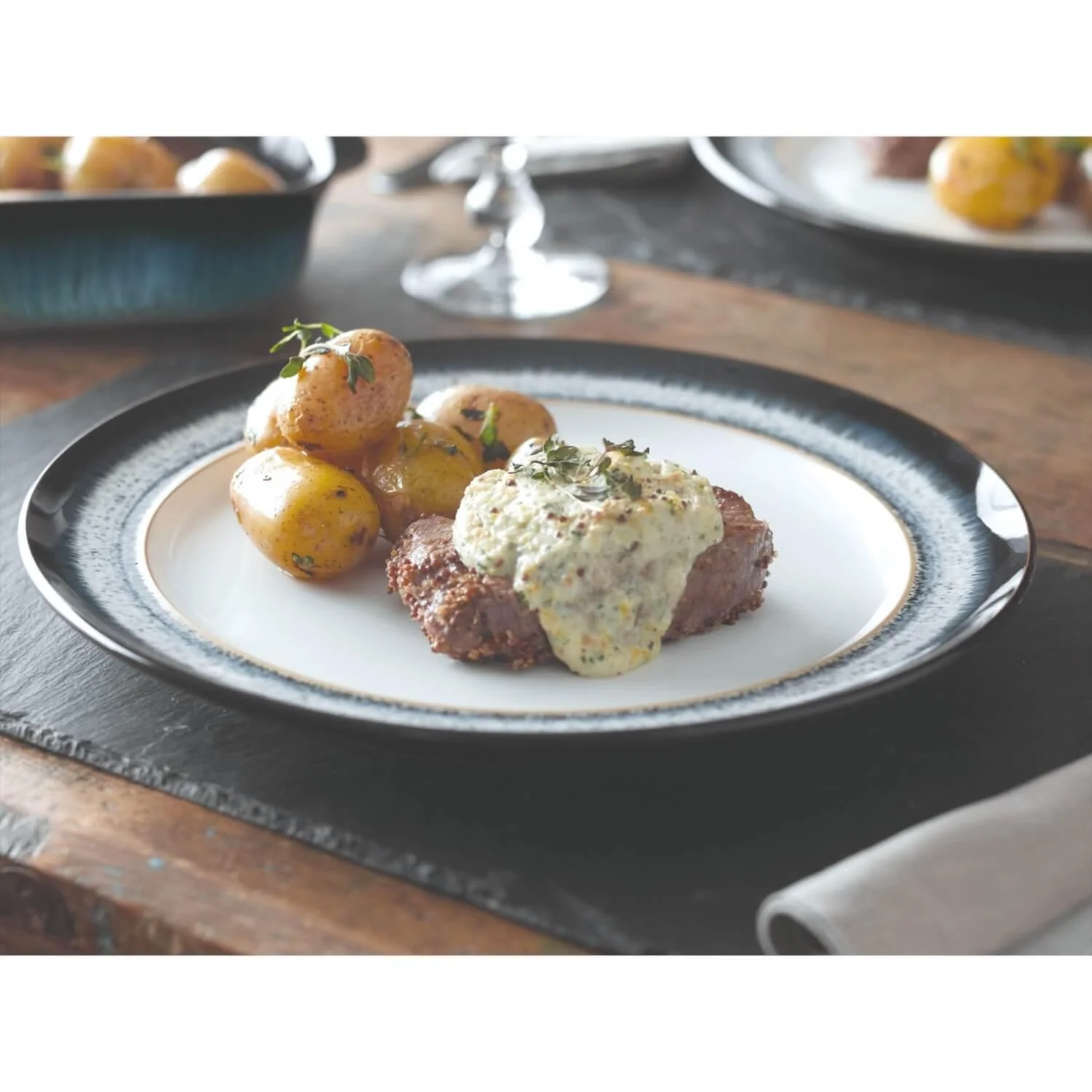 Denby Halo 12 Piece Dinnerware Set - Image 8
