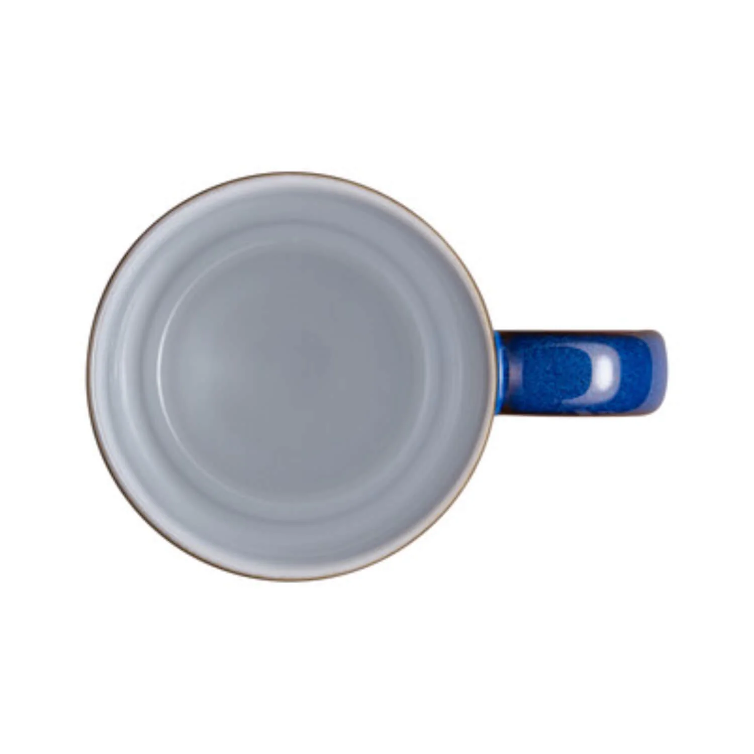 Denby Imperial Blue 410ml Ridged Mug - Image 2