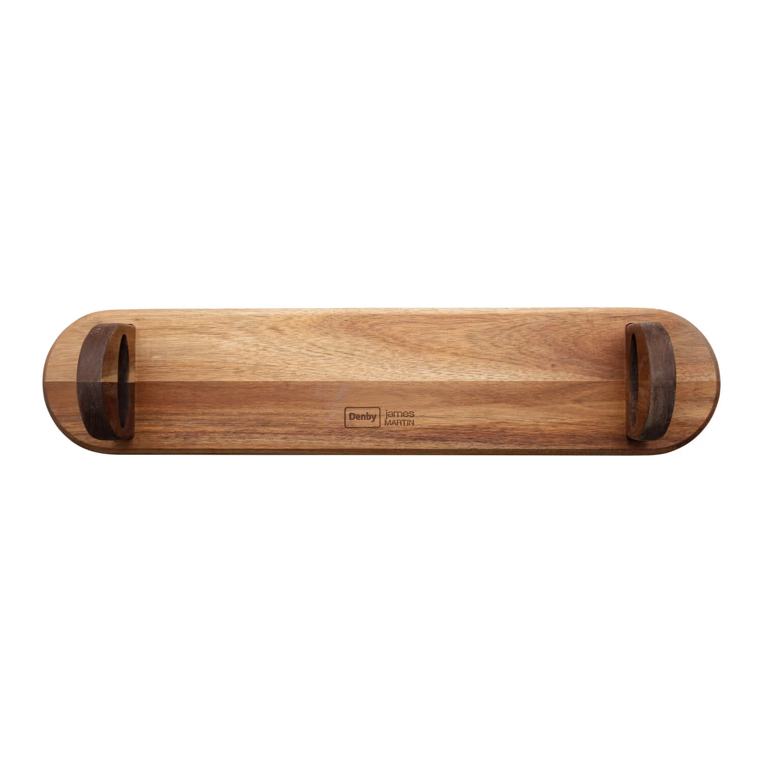 Denby James Martin 60cm Long Raised Wood Serving Board Set - Image 2
