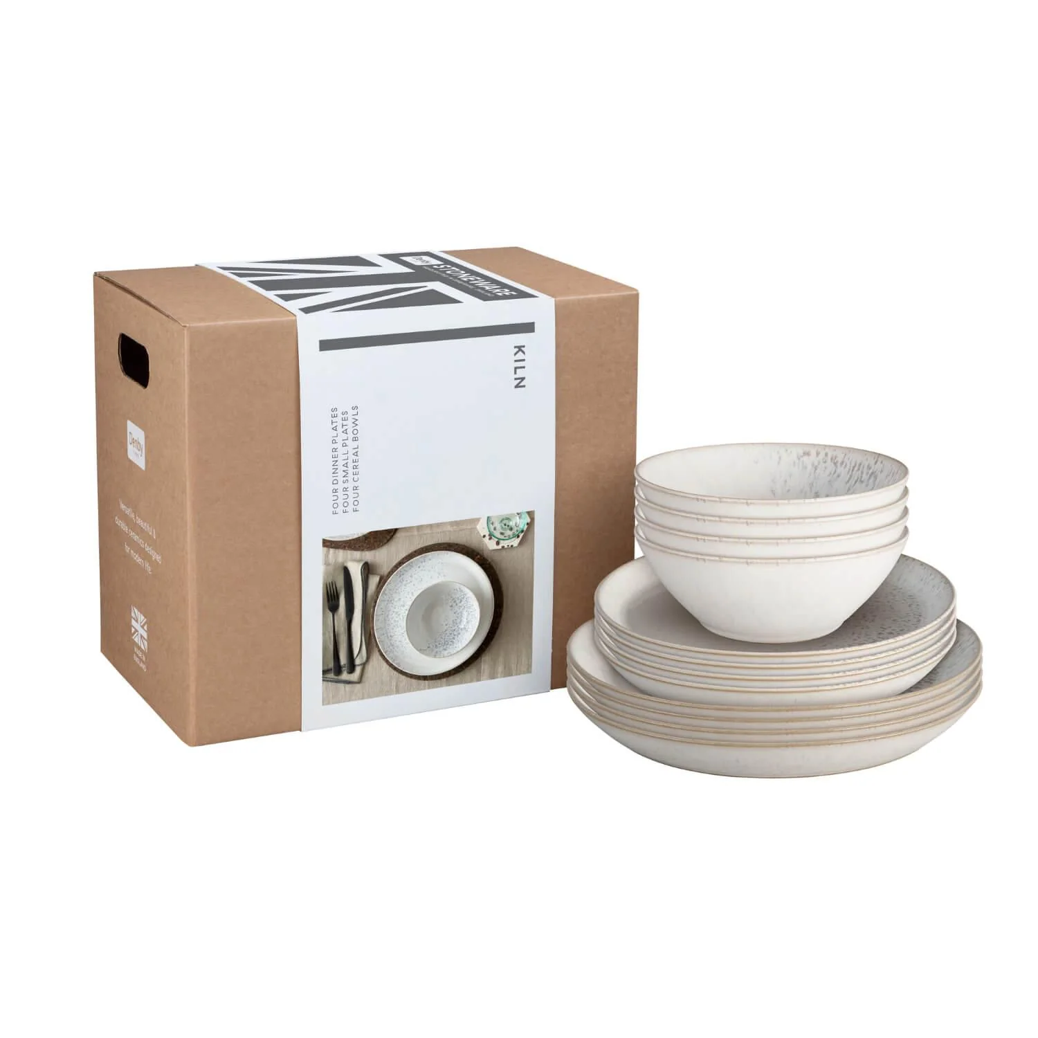 Denby Kiln Dinnerware Set - 12 Piece - Image 6