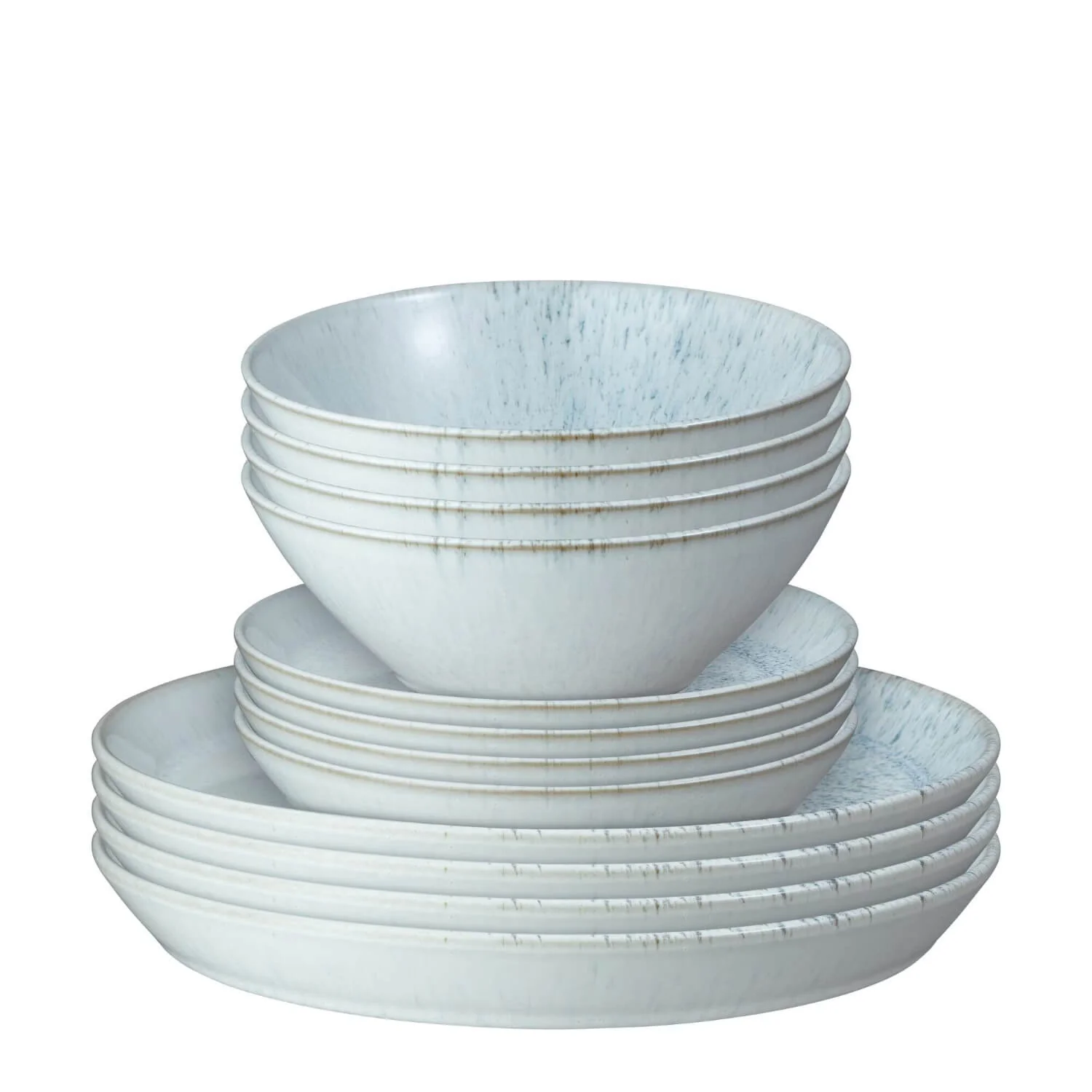 Denby Kiln 12 Piece Dinnerware Set - Blue - Image 6