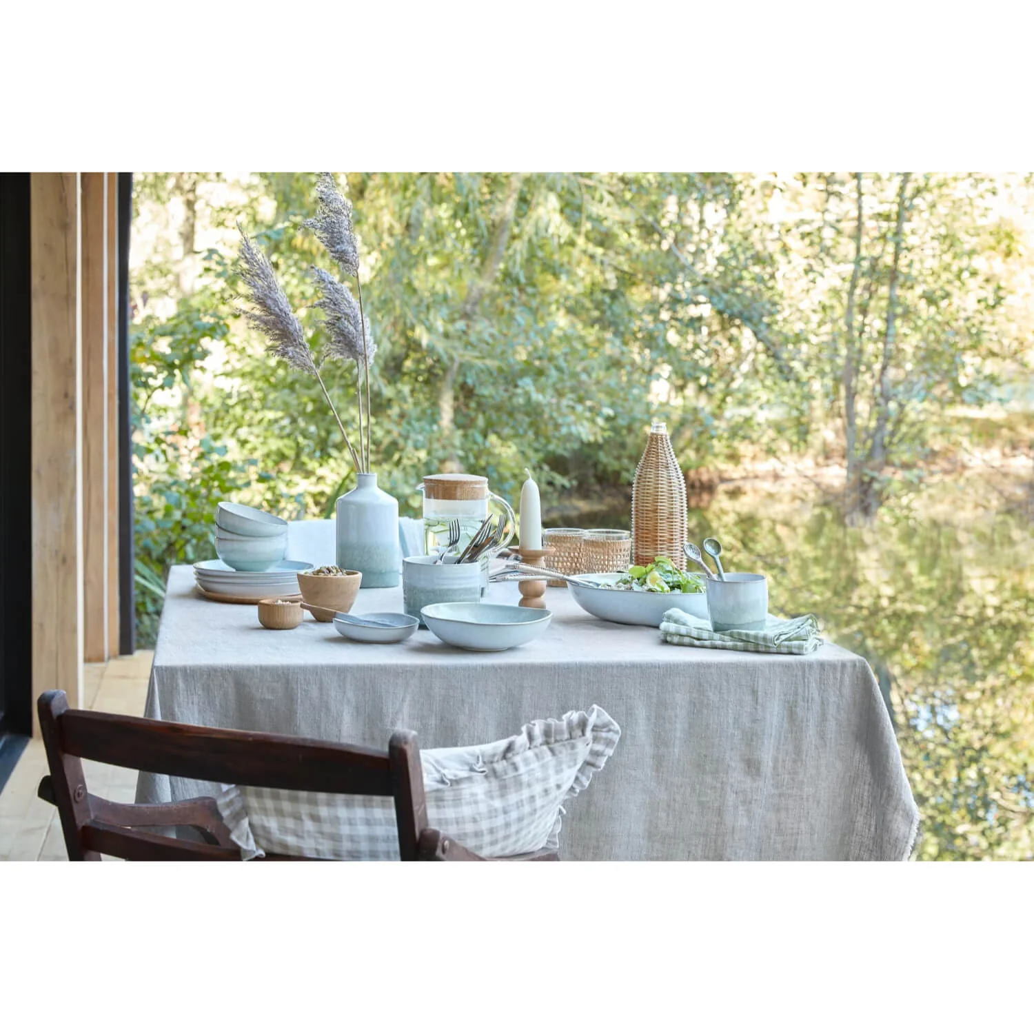 Denby Kiln 19cm Medium Organic Dish - Green - Image 4