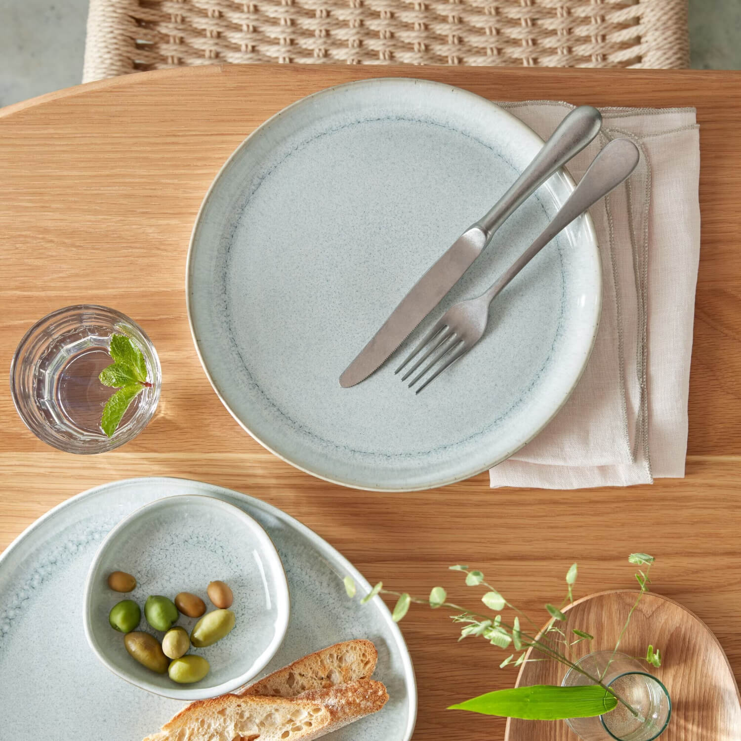 Denby Kiln 26cm Dinner Plate - Green - Image 3