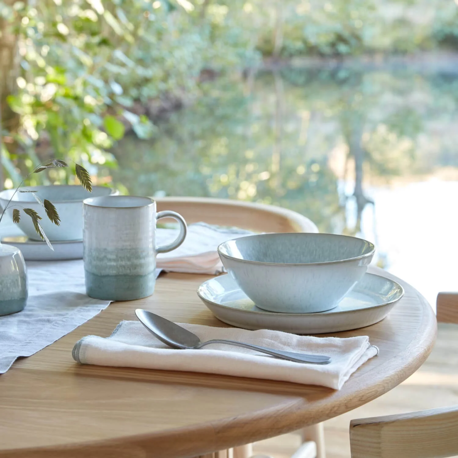 Denby Kiln 26cm Dinner Plate - Green - Image 5