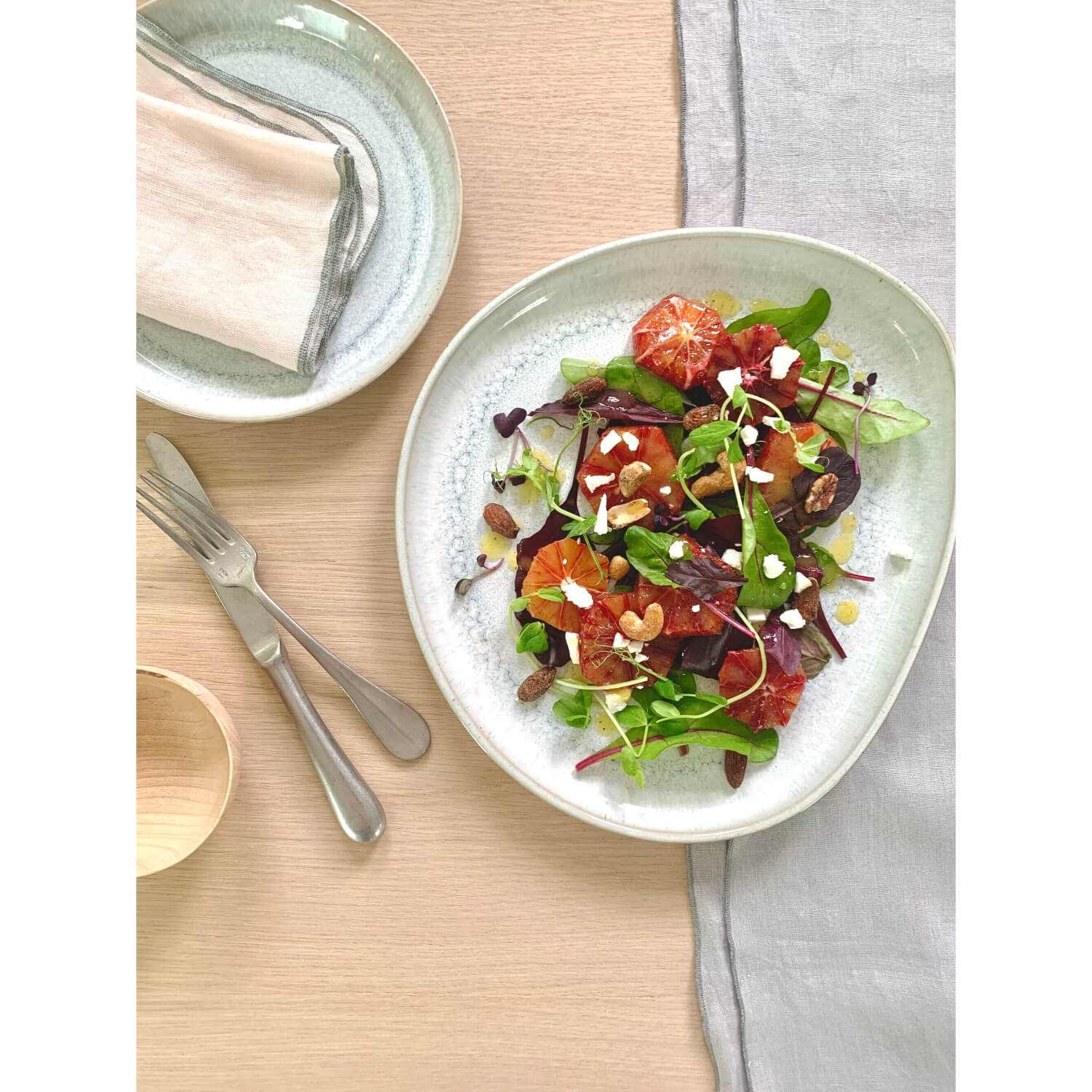 Denby Kiln 30cm Large Organic Platter - Green - Image 3