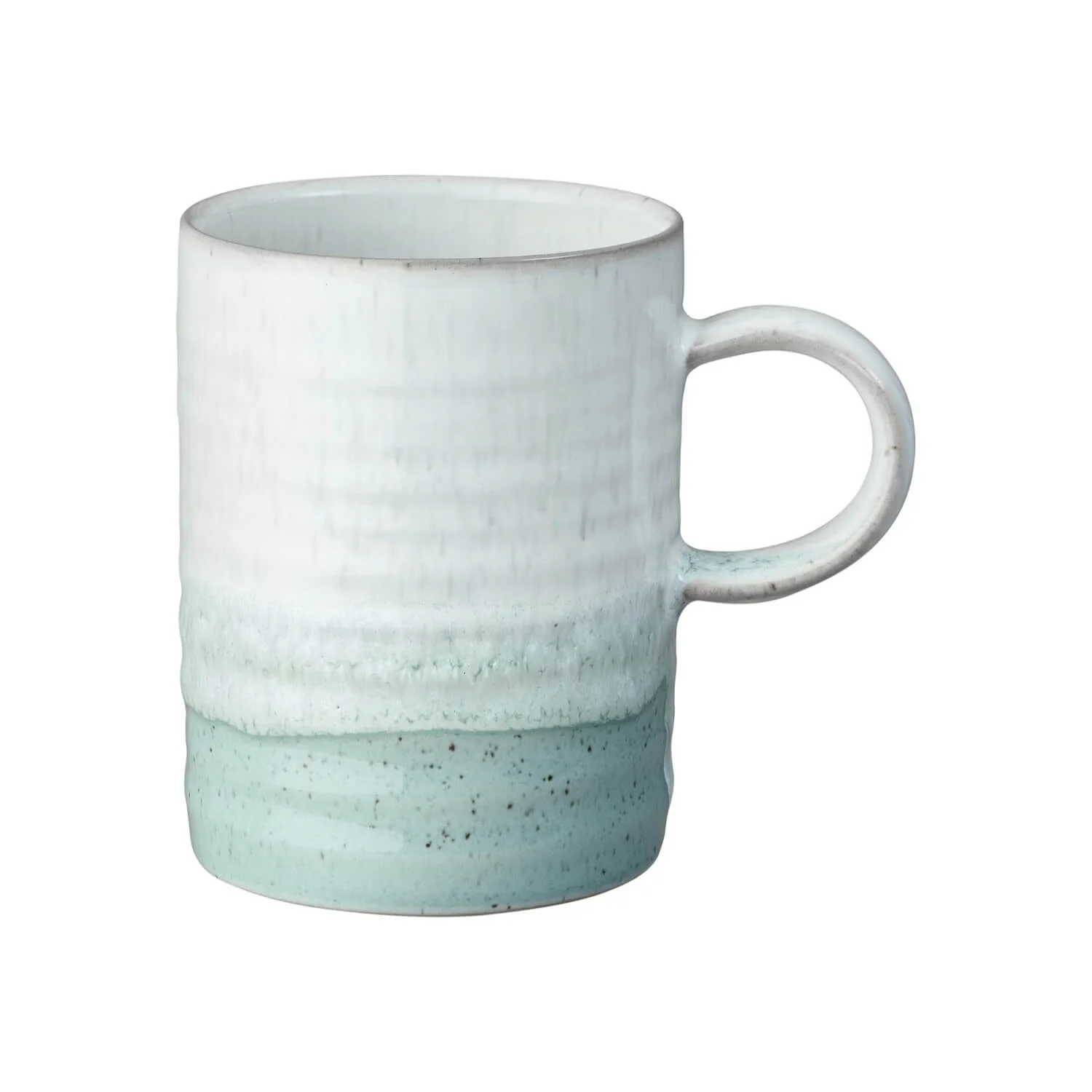 Denby Stoneware Kiln 370ml Ridged Mug - Green