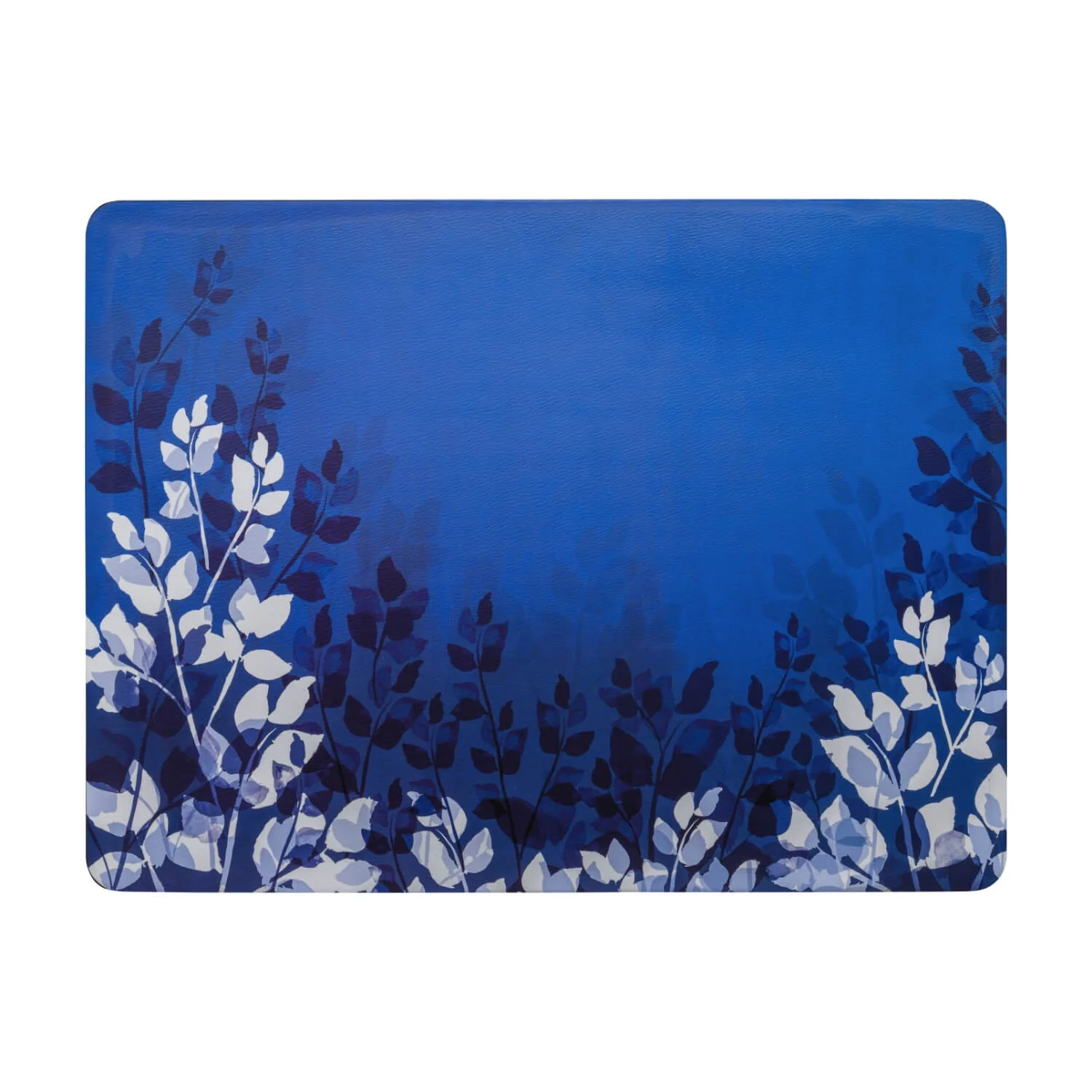 Denby Pottery Colours 12 Piece Placemat & Coaster Set - Blue Foliage - Image 3