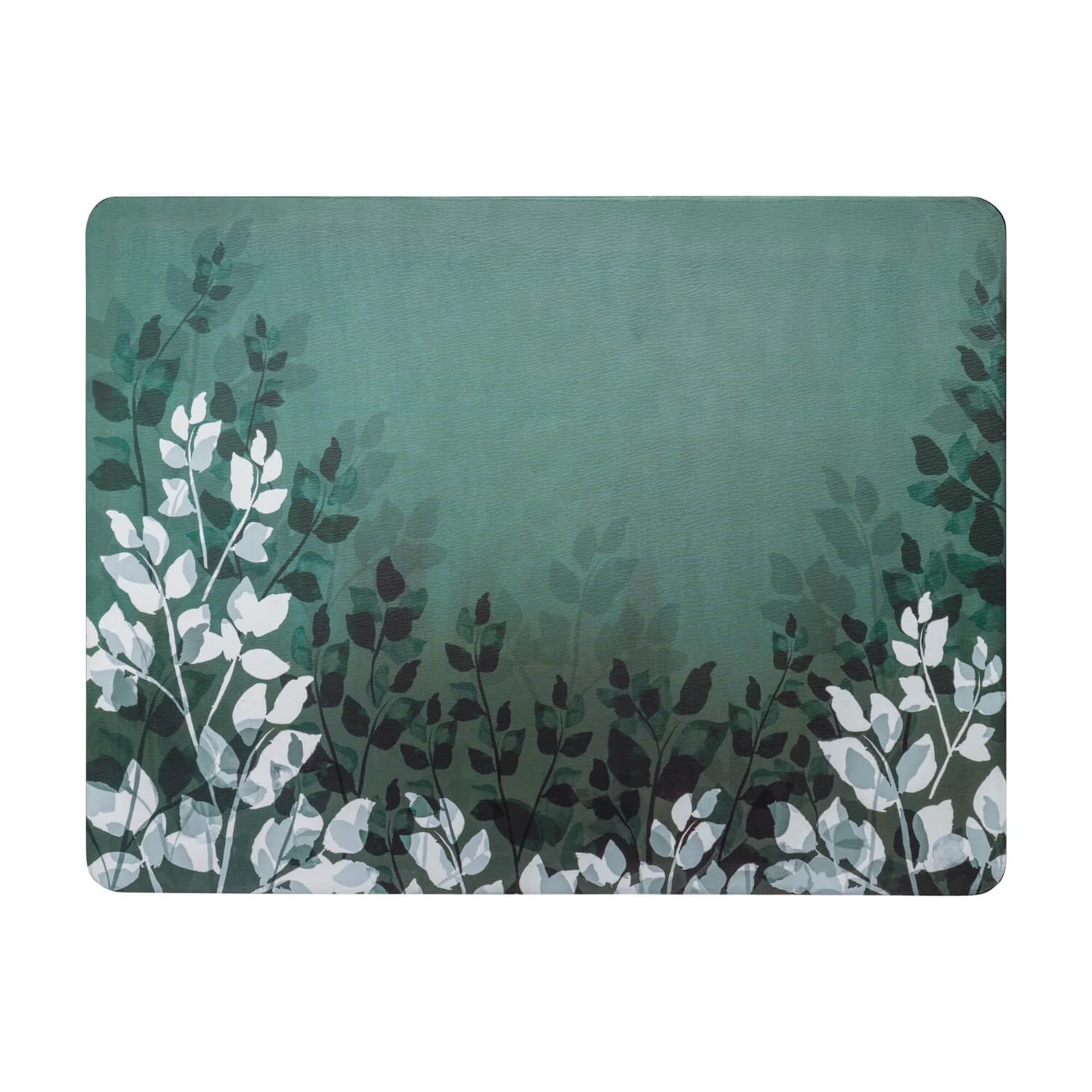 Denby Pottery Colours 12 Piece Placemat & Coaster Set - Green Foliage - Image 3