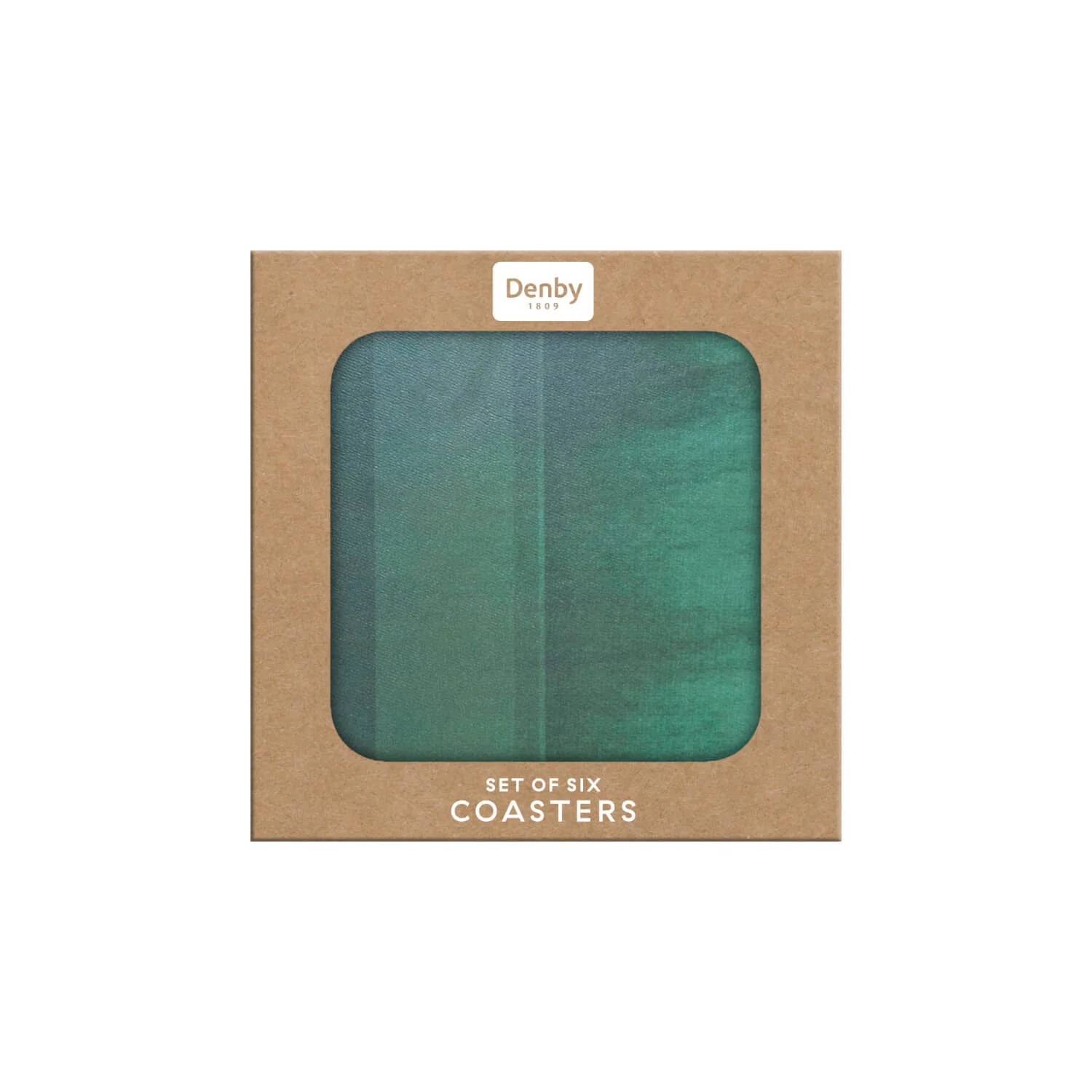 Denby Pottery Colours 12 Piece Placemat & Coaster Set - Green - Image 4