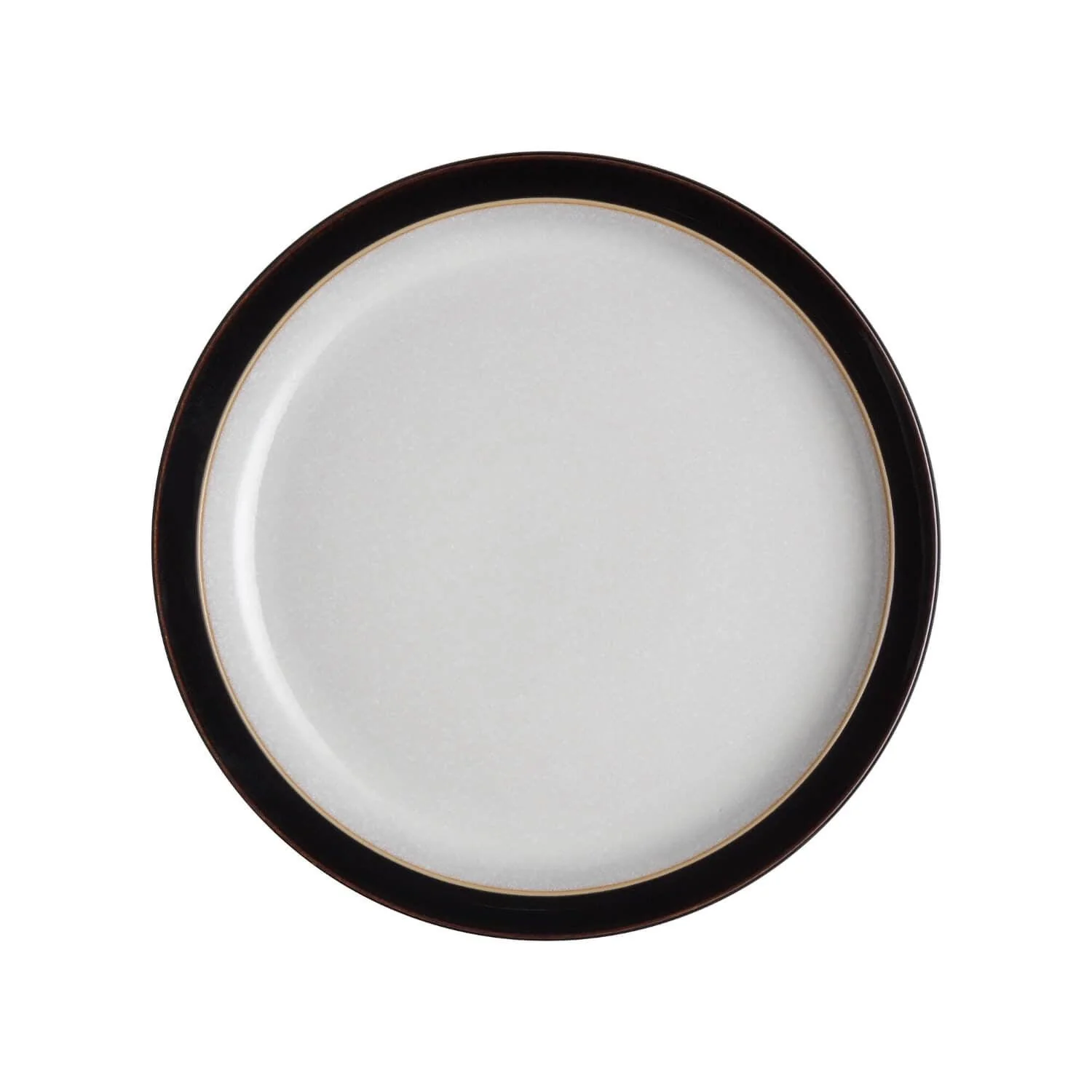 Denby Elements Black Medium Plate - 22cm