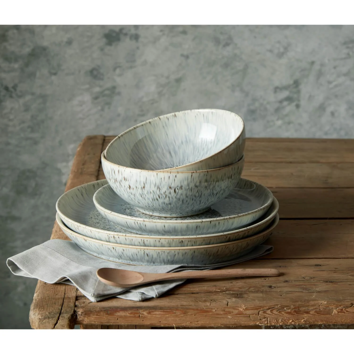 Denby Halo Speckle Pasta Bowl - 22cm - Image 4