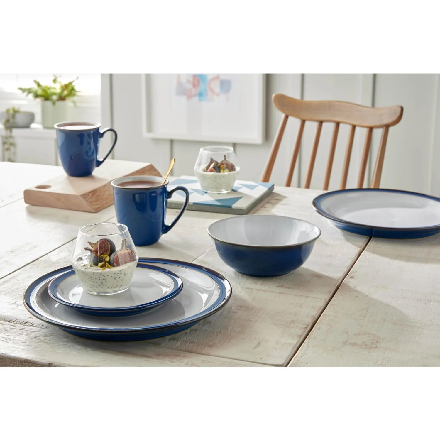 Denby Imperial Blue Medium Plate - 22cm - Image 4